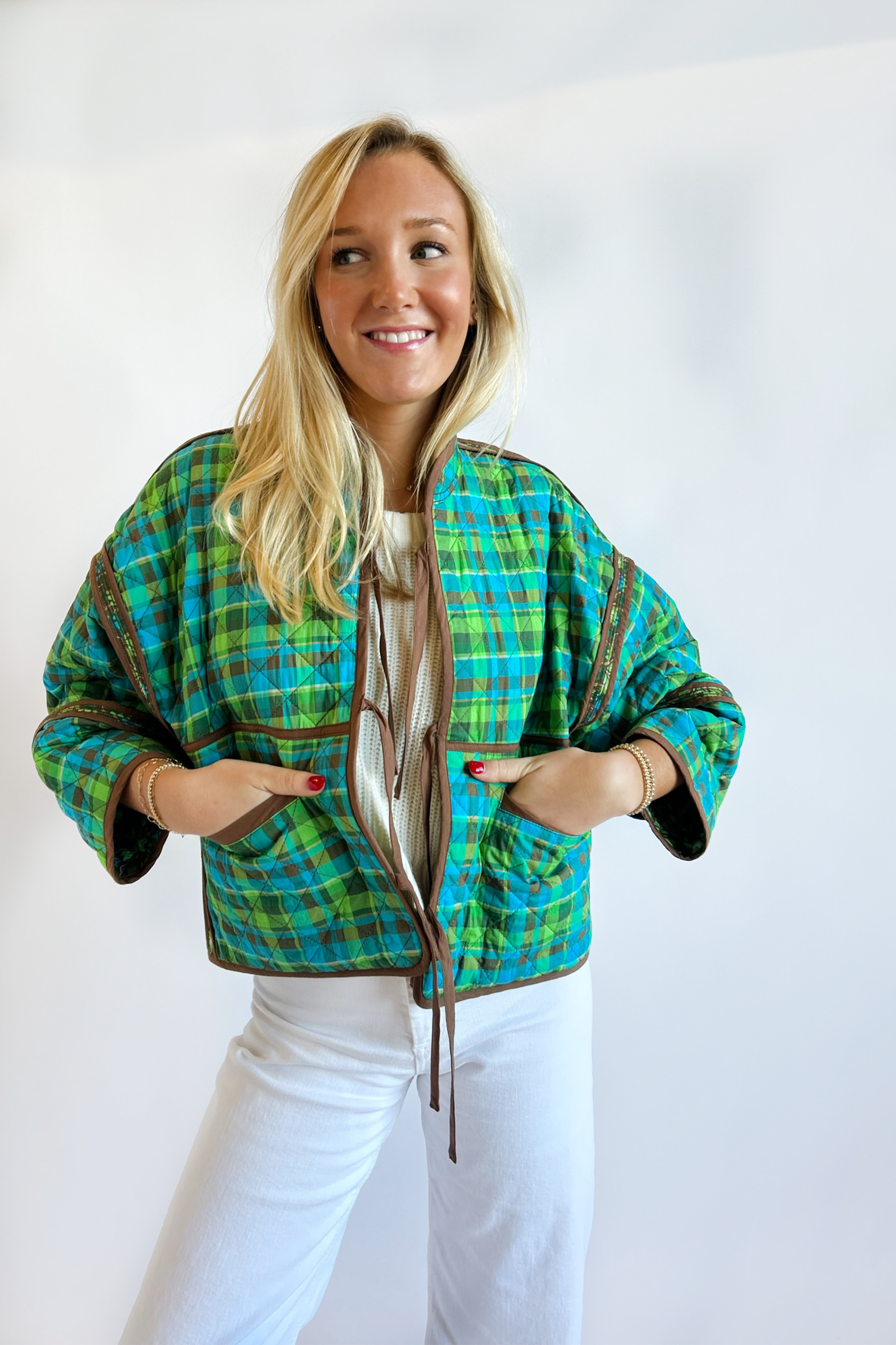 The Eloise Reversible Quilted Jacket - Stylish Crown Jewel Design for Women | Perfect for Fall Layering, Casual Outings & Outdoor Adventures
