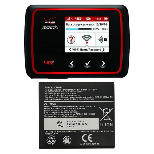 Original Verizon Novatel Jetpack MiFi 6620L 6630 6630L 6620 GB S10 985354 01 Replacement Battery - Long-Lasting Power for Mobile Hotspots - Perfect for Travel, Remote Work & On-the-Go Internet Access