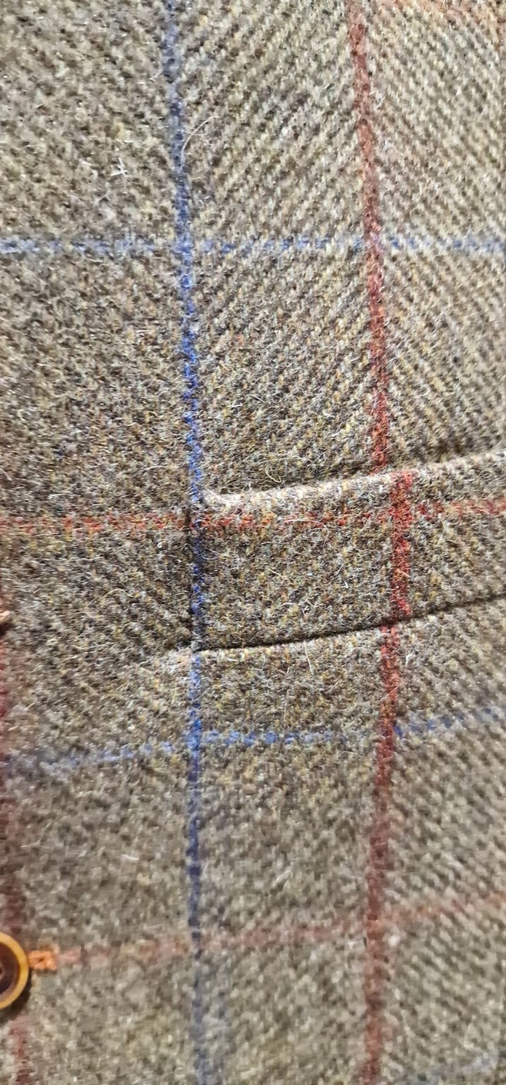 Barucci Frost Men's Vintage Brown Pure Wool Tweed Waistcoat Vest - Classic Formal Wear for Weddings, Business Meetings & Autumn Winter Fashion