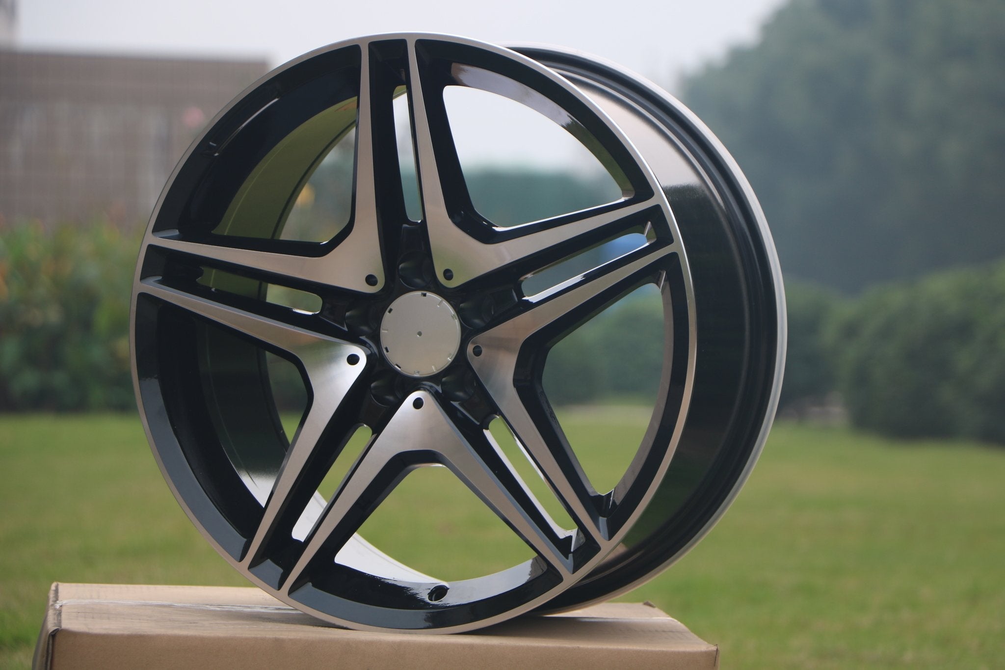 19-Inch Alloy Wheels for Mercedes Benz C207 C250 C300 C350 E350 GLC300 S550 - Premium Rims for Luxury Sedans & SUVs - Perfect for Street Performance & Custom Car Upgrades