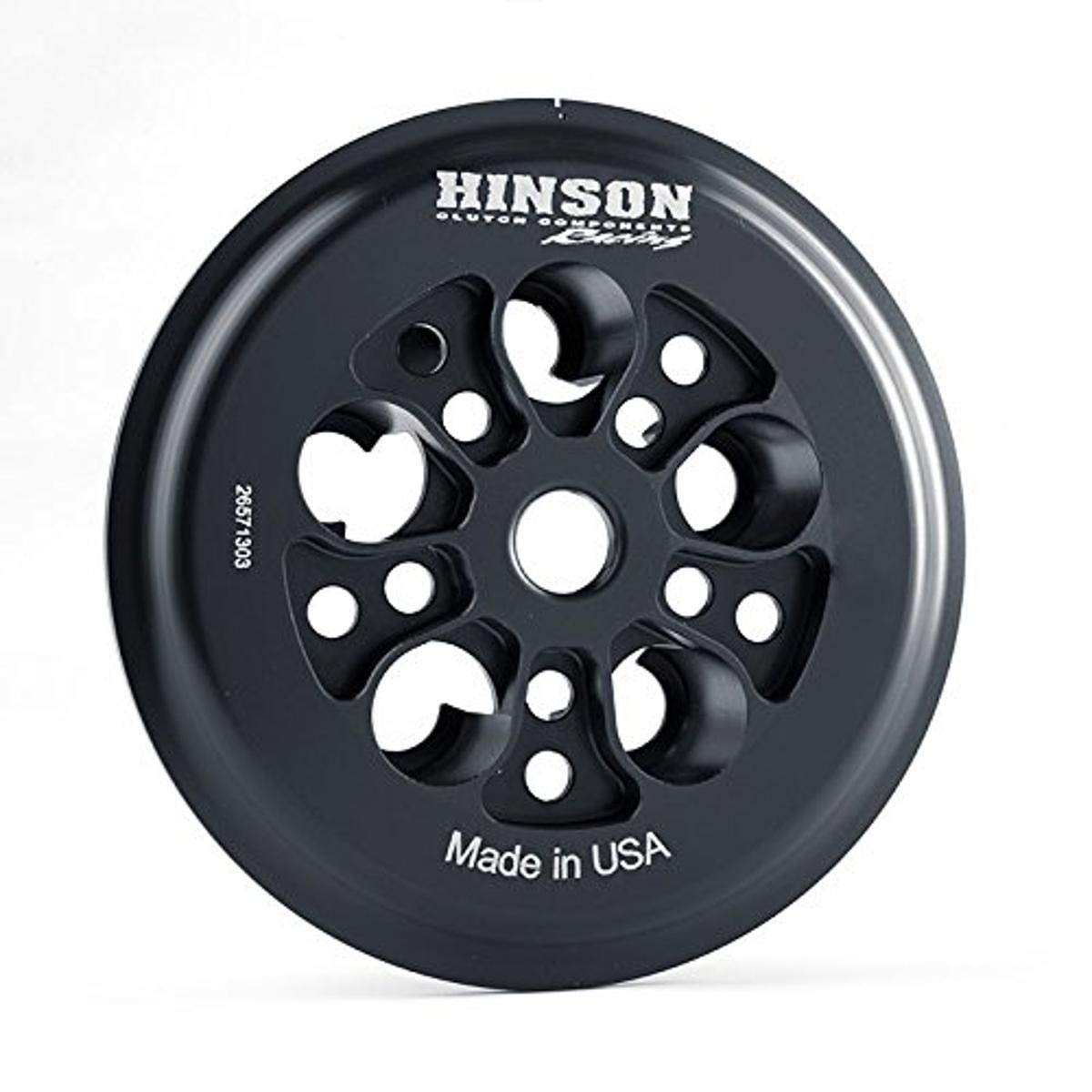 Hinson Clutch Components H021-002 Billet-Proof Pressure Plate - Compatible with Yamaha YFZ350 Banshee 1987-2006 & RZ350 1984-1985 - High-Performance Replacement for Off-Road & Racing ATVs