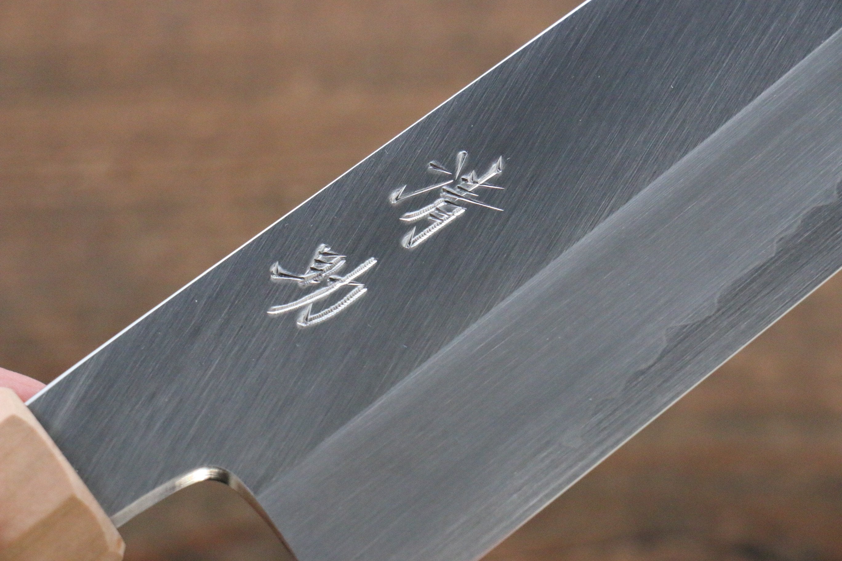 Premium Seisuke Silver Steel No.3 Santoku Knife 165mm with Cherry Wood Handle - Perfect for Slicing, Dicing & Chopping Vegetables, Meat & Fish in Professional & Home Kitchens