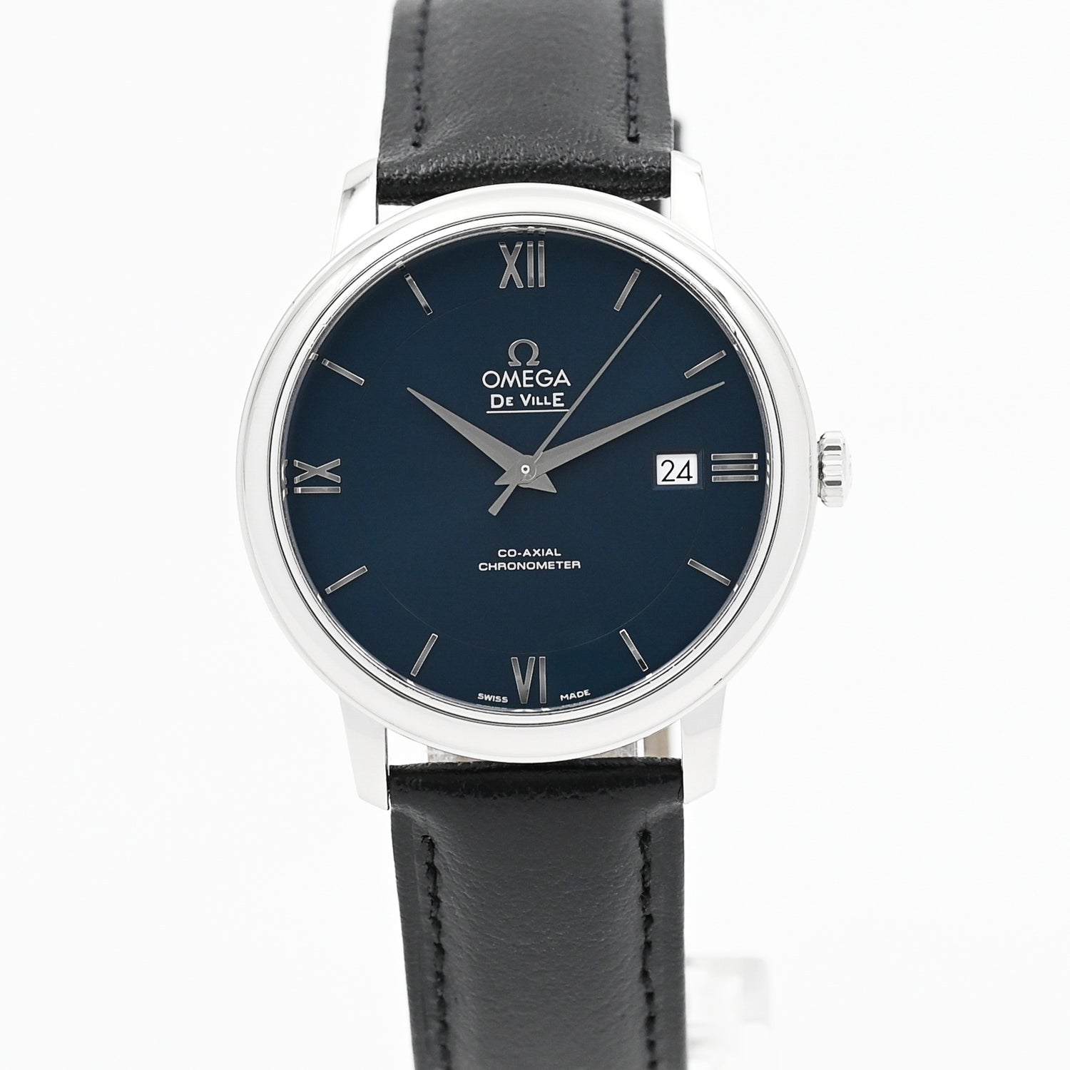 Omega Deville Prestige Date Men's Watch - Luxury Automatic Dress Watch with Date Display - Perfect for Business, Formal Events & Special Occasions
