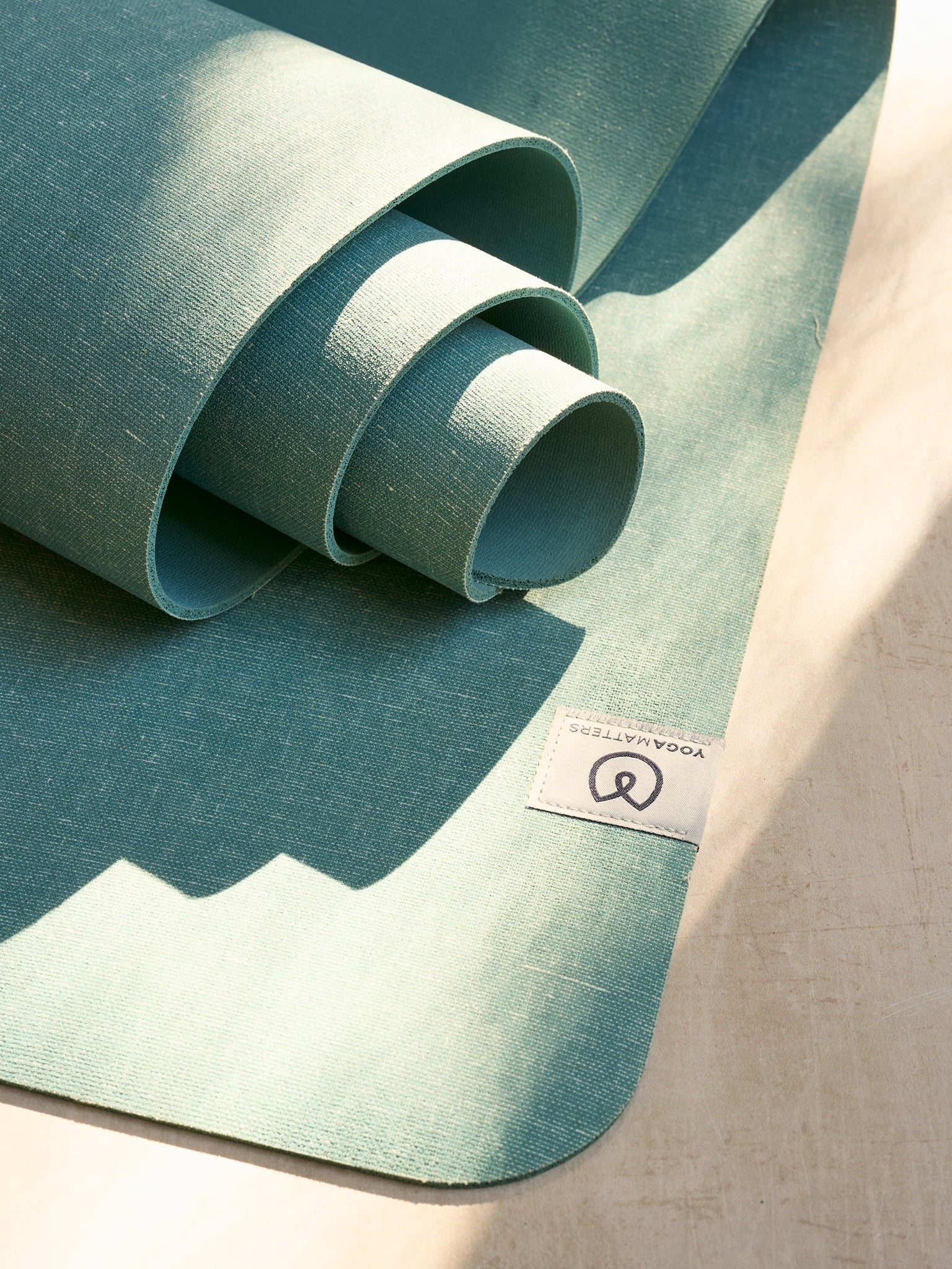 Eco-Friendly Yoga Mat Set of 6 - Non-Slip, Extra Thick & Sustainable for Home, Studio & Travel - Yogamatters Eco Rise Yoga Mats for Hot Yoga, Pilates & Meditation