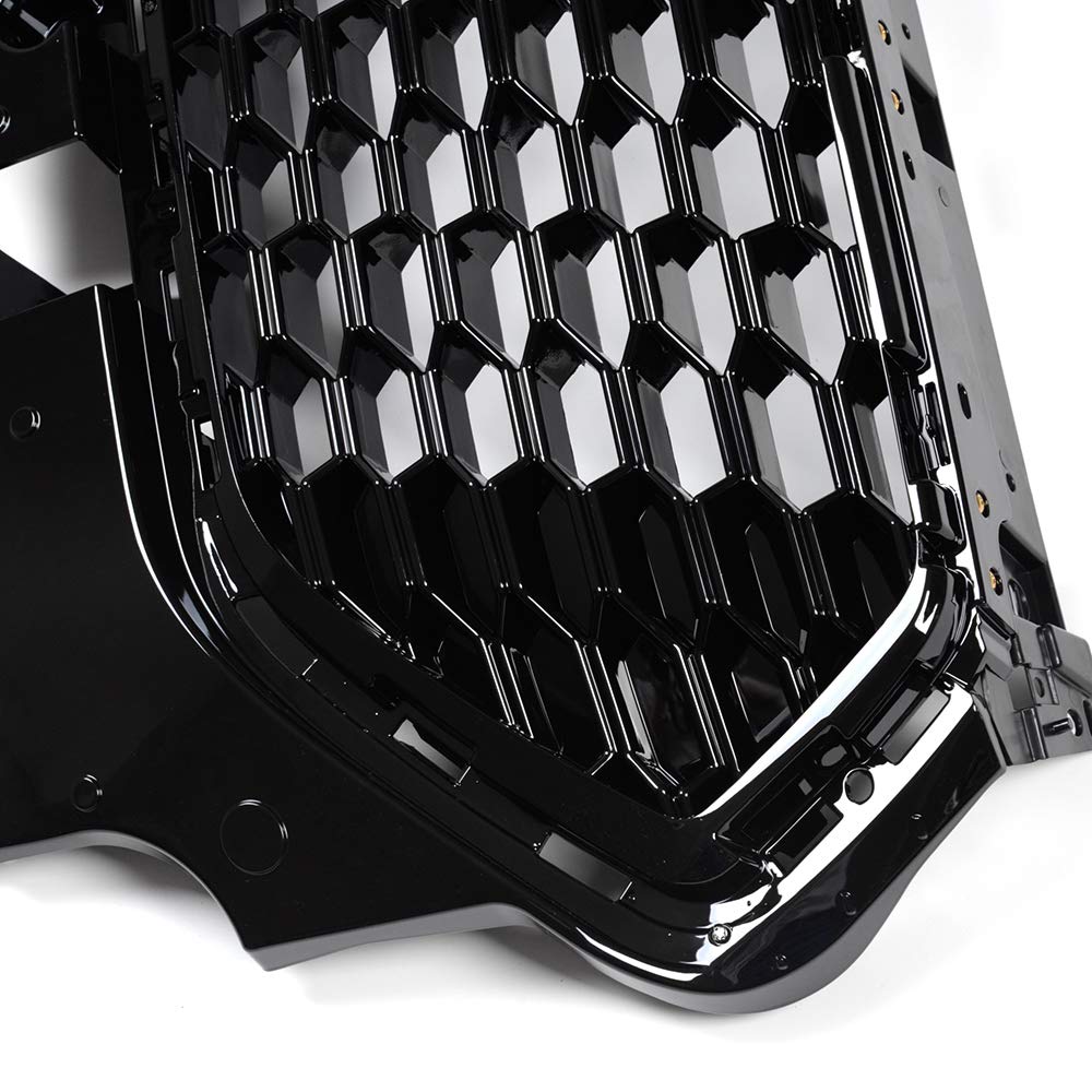 Black Honeycomb Front Bumper Grille for 2017-2019 Ford Escape/Kuga - Sporty Upgrade for Off-Road & City Driving