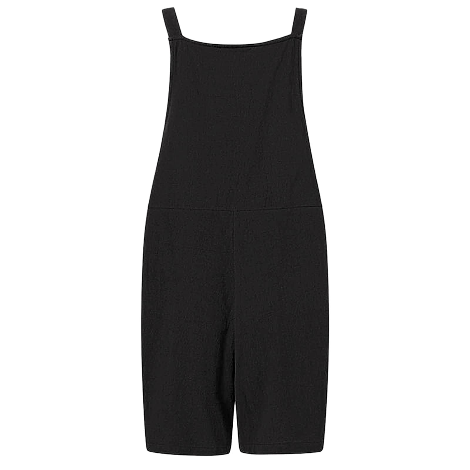 Kingsir Women's Summer Sleeveless Jumpsuit - Adjustable Spaghetti Strap Romper with Stretchy Shorts | Casual Loose Fit Jumper for Beach, Vacation & Everyday Wear