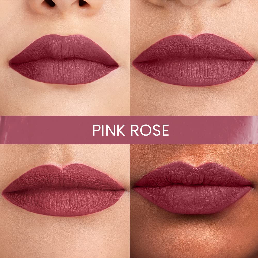 LAKMÉ Elle18 Long Lasting Liquid Matte Lipstick - 12Hr Wear, Smudge Proof, Intense Pigment - Perfect for Parties, Date Night & Everyday Wear