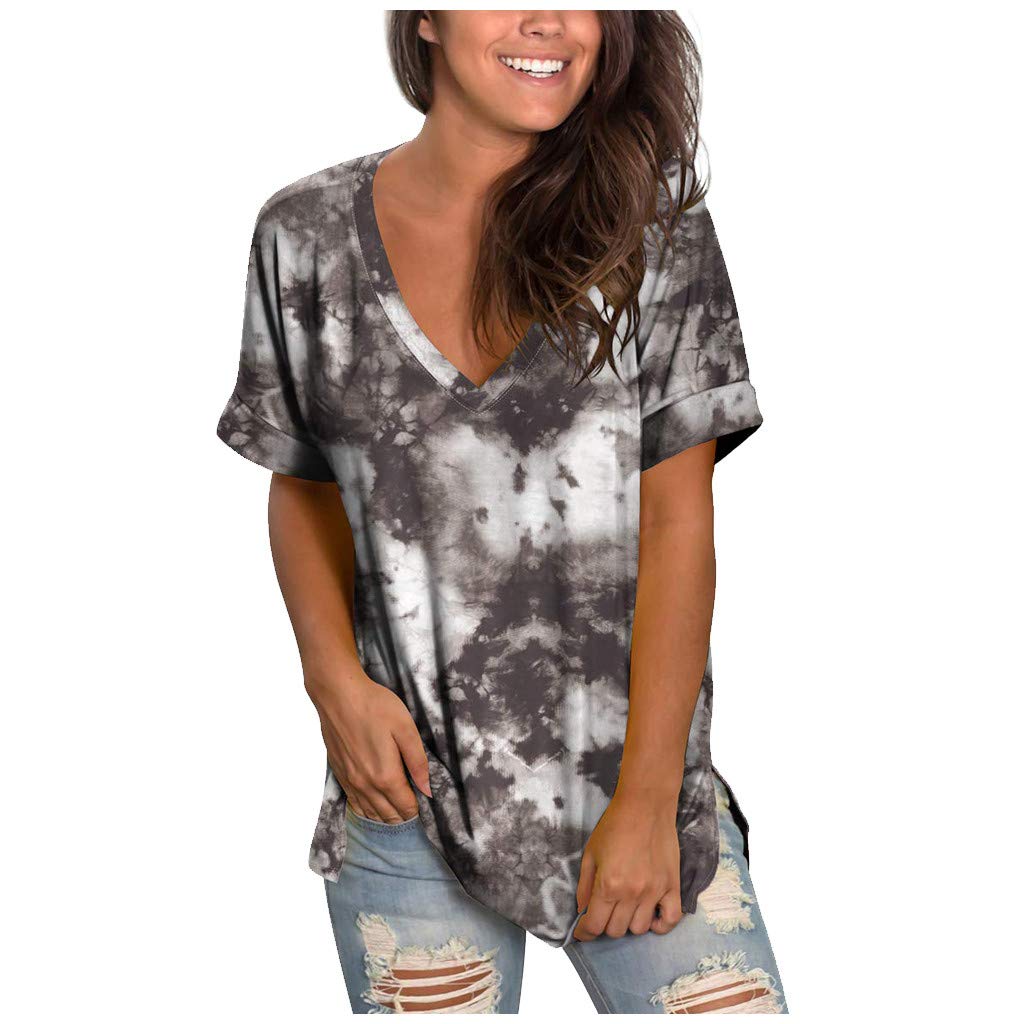 Women's Summer Tops - Floral Print Cap Sleeve Tunic Shirts with Corset Detail | Loose Fit Casual Blouse for Beach, Vacation & Everyday Wear