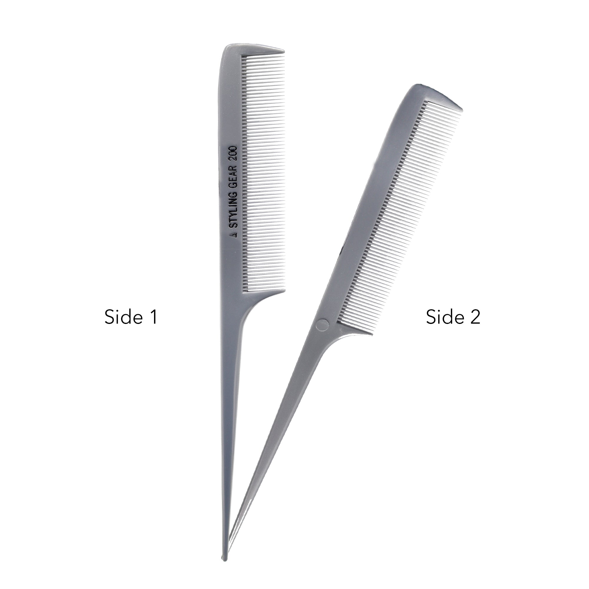 200 Pack Professional Rat Tail Combs 8.5 Inch Fine Teeth Styling Comb with Square Back - Perfect for Salon, Barber Shops & Home Hair Styling (12 Count)