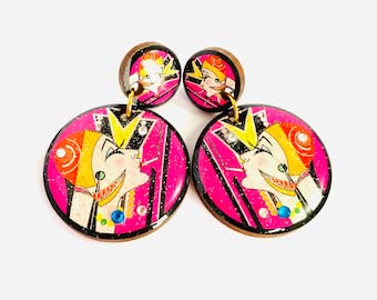 Art Deco Modern Earrings - Roaring 20s Style Vintage Inspired Jewelry | 1920s Charleston Retro Dangle Earrings for Women | Perfect for Gatsby Parties, Flapper Costumes & Vintage Fashion Lovers