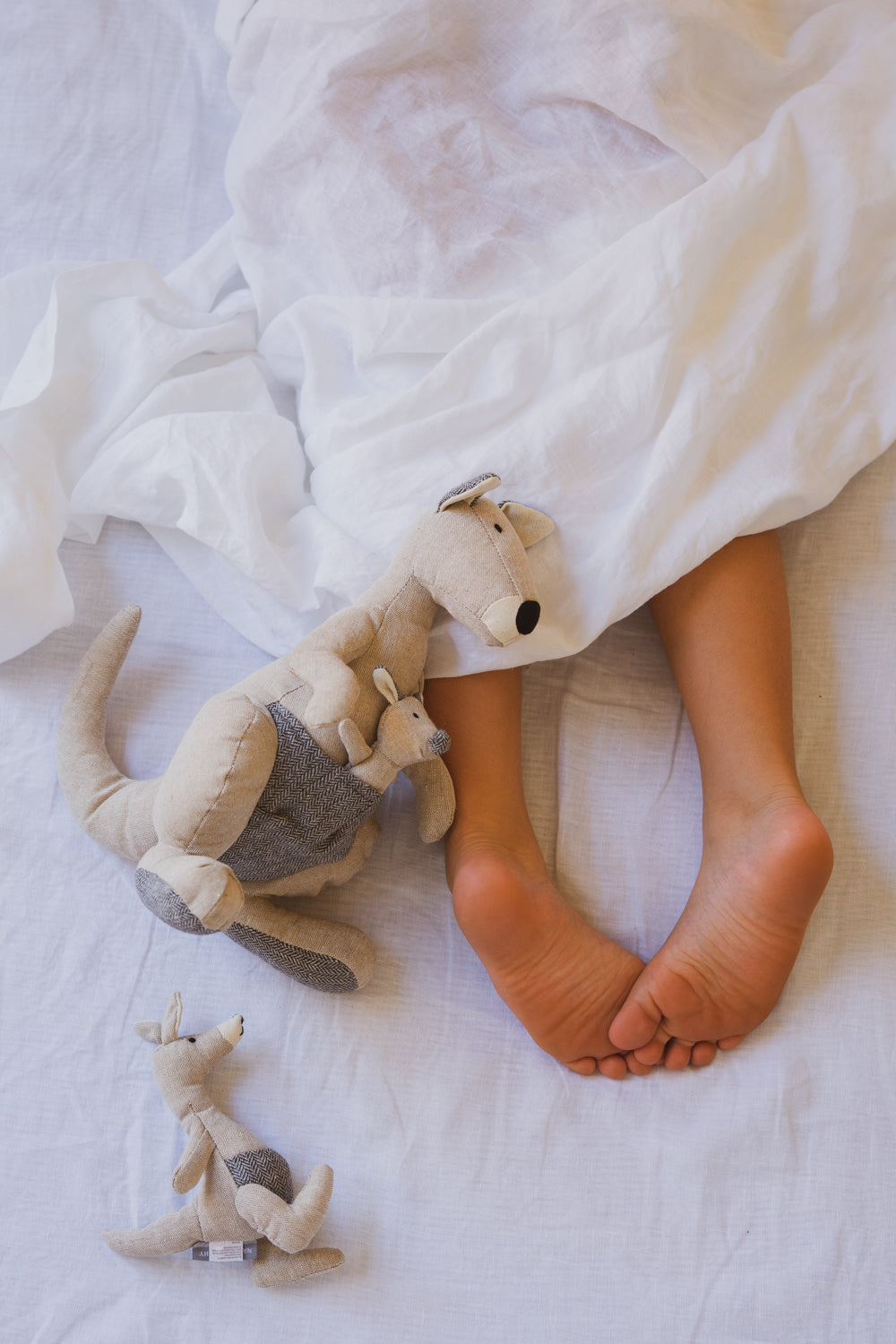 Kylie Kangaroo Plush Toy with Mini Rattle - Soft Stuffed Animal for Babies & Toddlers - Perfect for Playtime, Nursery Decor, and Early Learning Development