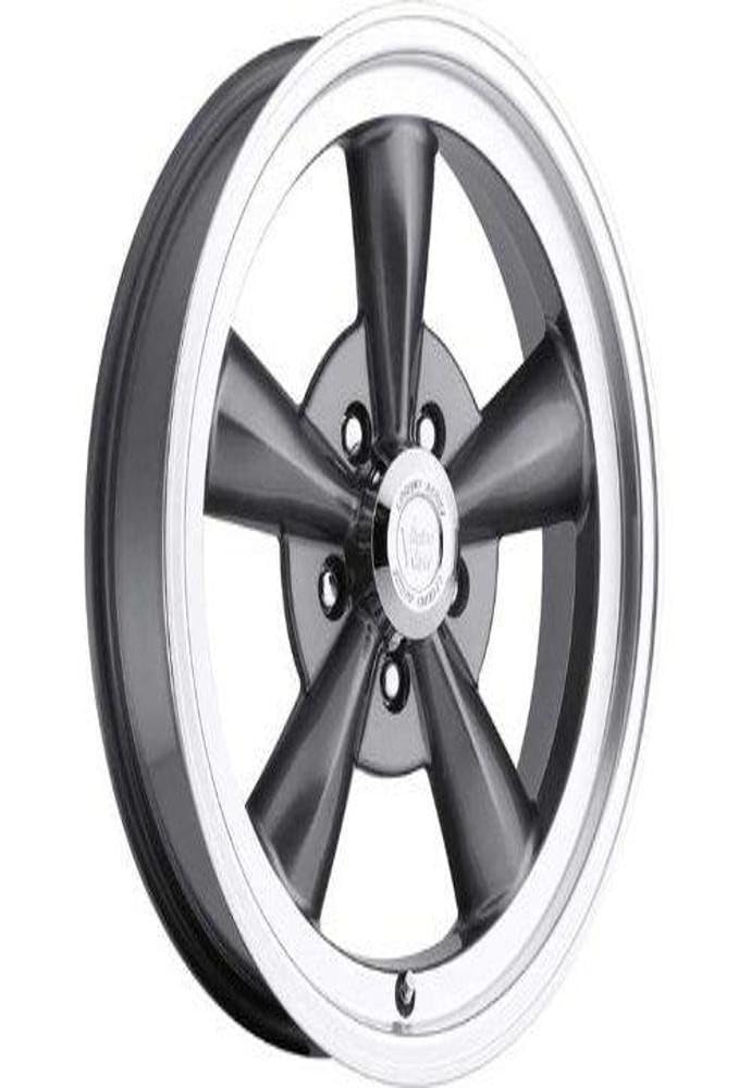 Vision Legend 5 - 17x8 Inch 5x127mm Gun Metal Alloy Wheels with Machined Lip | Premium Car Rims for Trucks, SUVs & Off-Road Vehicles | Enhance Style & Performance