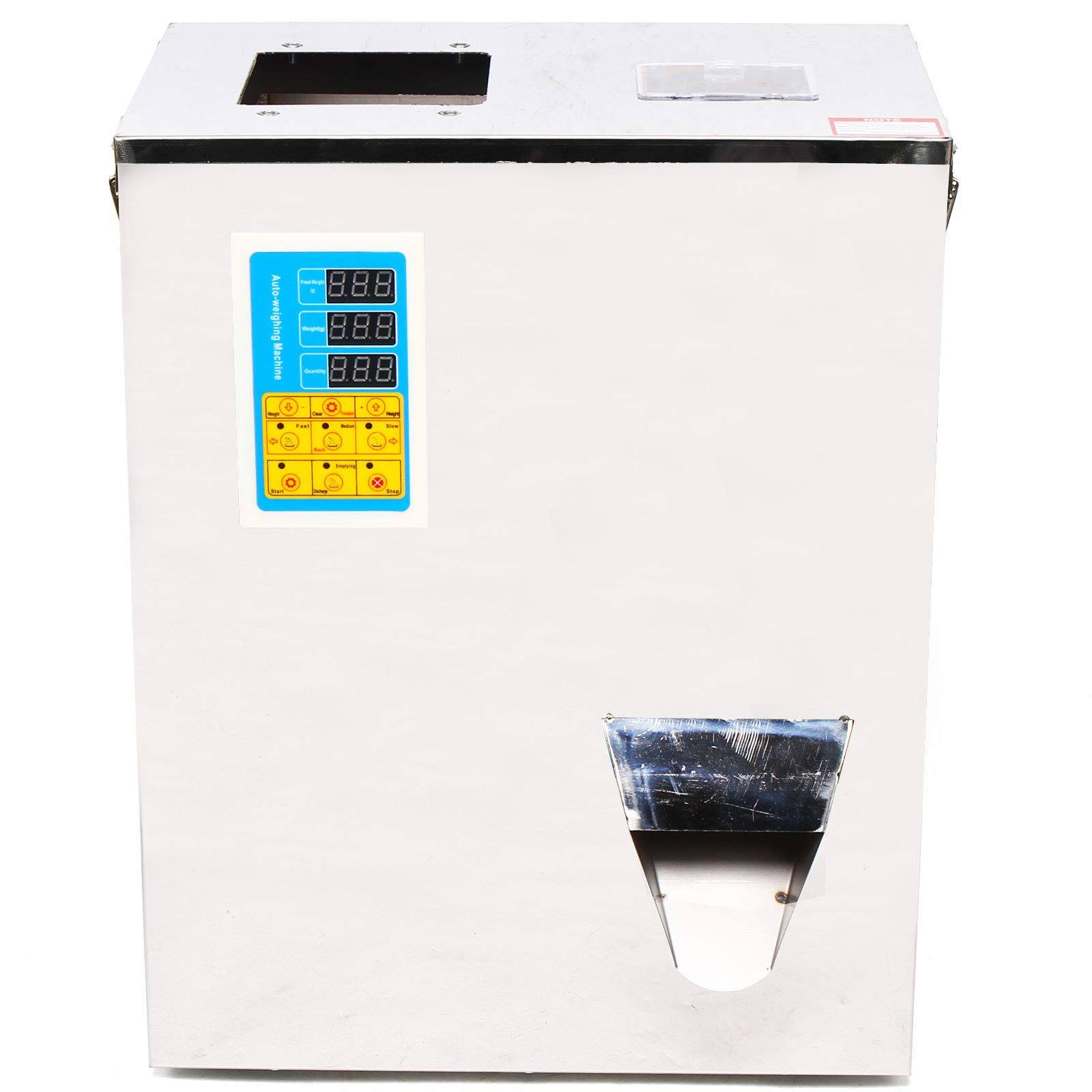 Automatic Intelligent Particle Weighing & Filling Machine 10-500g - Multifunctional Electric Packaging Equipment for Powder, Granules, Spices | Perfect for Food Industry, Pharmacy & Home Use