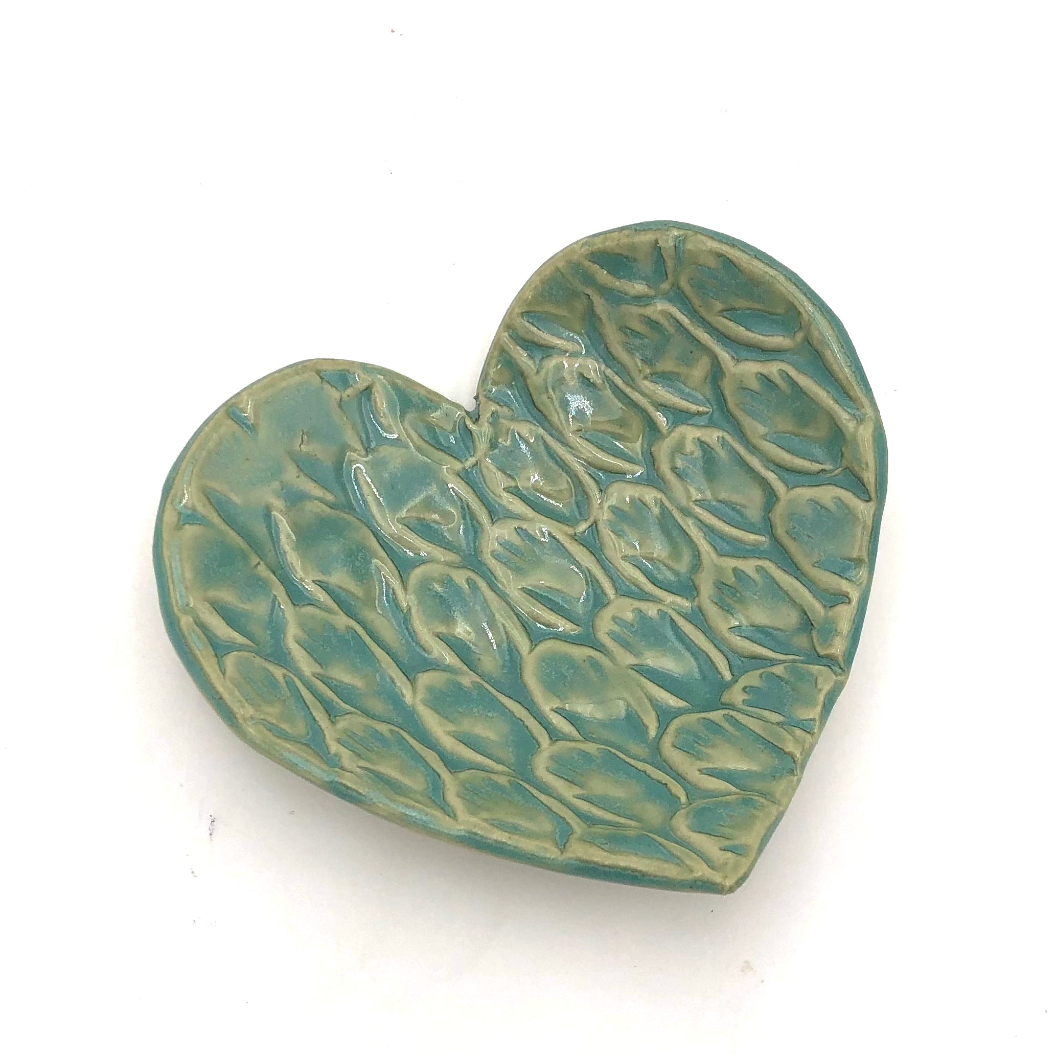 Cathy Broski Ceramic Heart Bowls - Set of 4 Assorted Designs for Valentine's Day, Wedding Favors, Home Decor & Gift Giving