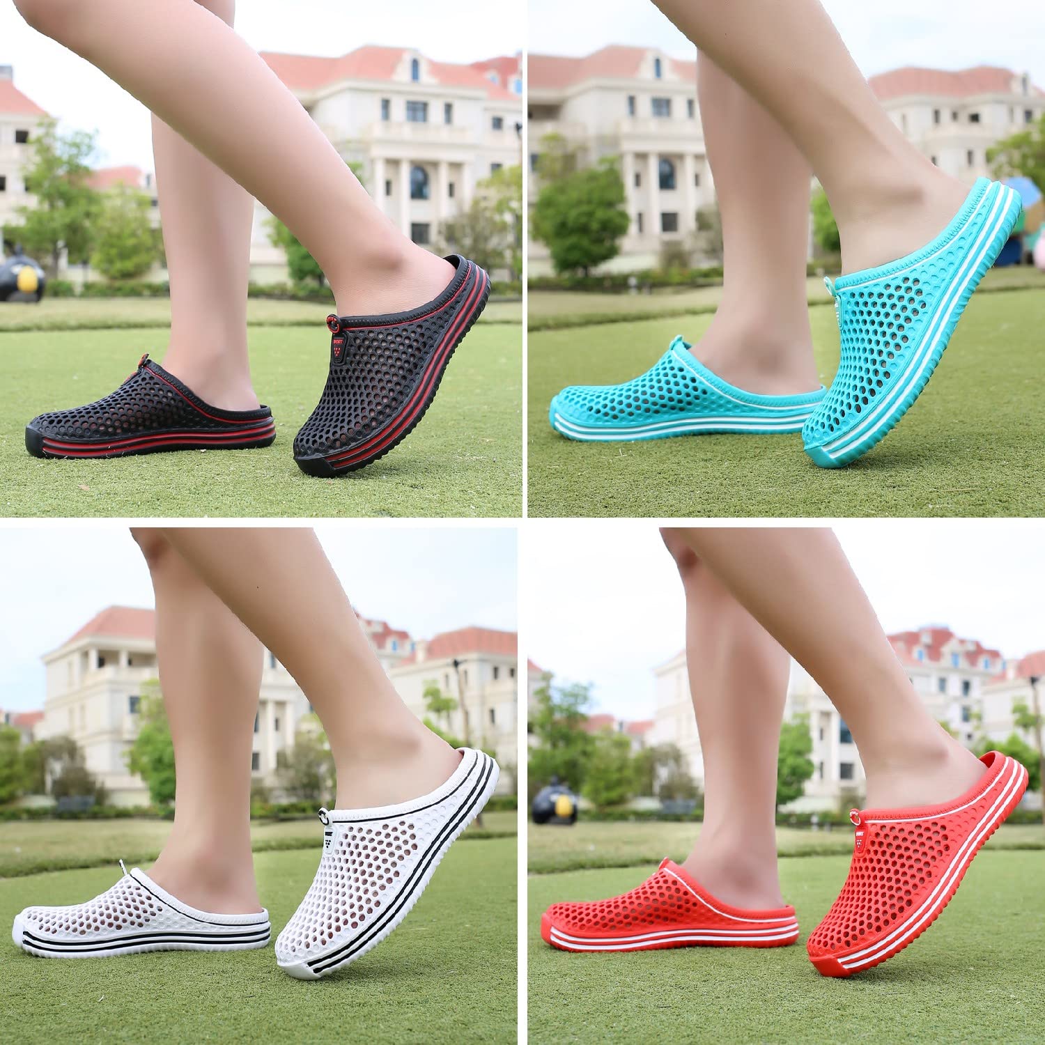 **MDPCX Women's Garden Clogs - Breathable Water Shoes for Beach, Bathing, Walking & Travel - Comfortable Slip-On Slippers for Home & Outdoor Use**