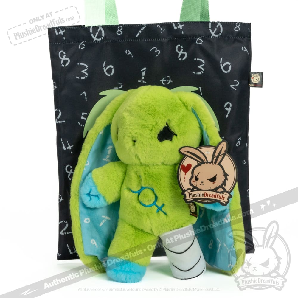 Plushie Dreadfuls Dyscalculia Rabbit - Soft Stuffed Animal Toy for Kids & Adults, Comfort Plush for Anxiety Relief, Math Learning Aid, Unique Gift for Neurodiversity Awareness