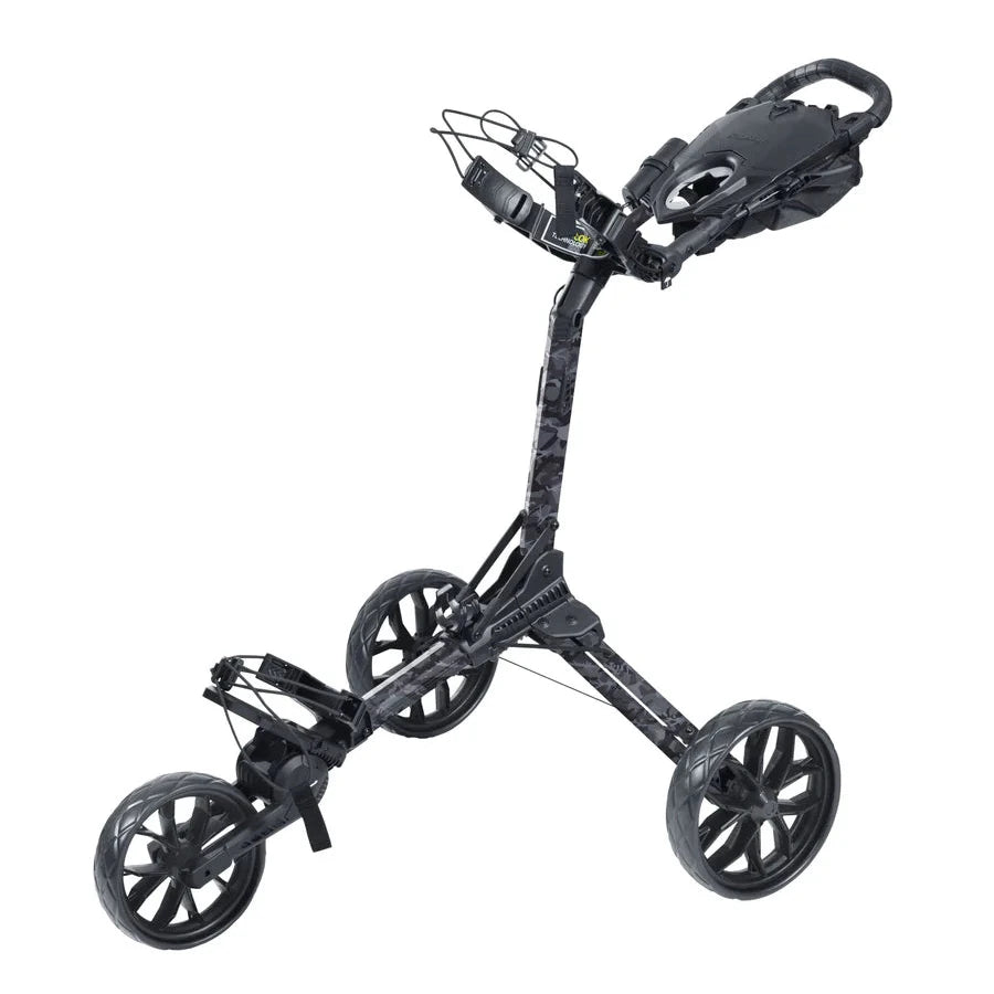 Bag Boy Nitron LTD Auto Open Push Golf Cart - Lightweight Folding Golf Push Cart with Auto Open Feature for Easy Transport & Storage - Perfect for Golfers on the Go