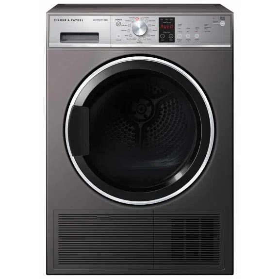 Fisher & Paykel 9kg Heat Pump Dryer Black DH9060PG2 - Energy Efficient, Quiet & Gentle on Clothes - Perfect for Apartments & Small Laundry Rooms