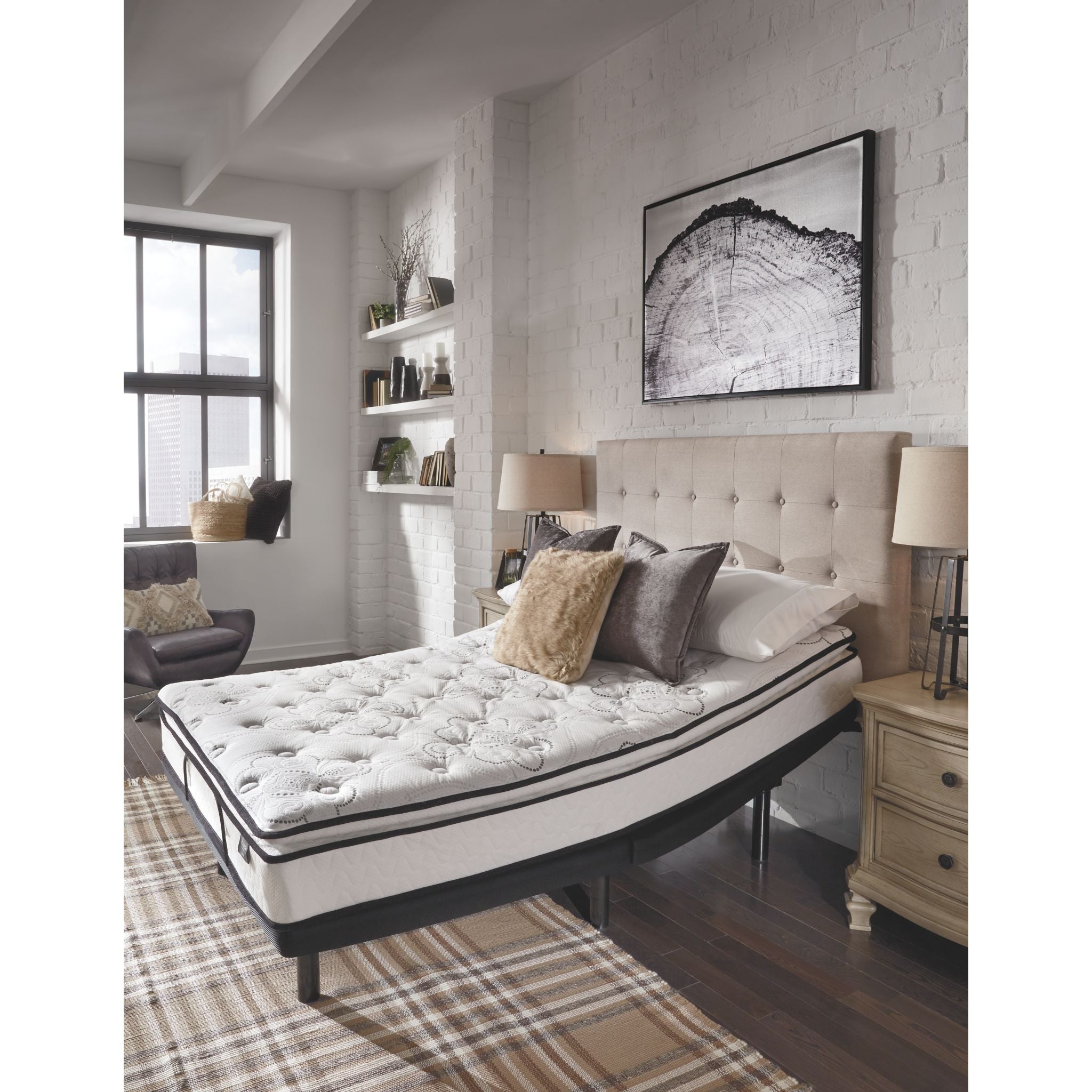 Ashley Sleep Best Lifestyle 14 Inch Adjustable Bed - Queen Size, Remote Control, Zero Gravity, Wall Hugger - Perfect for Back Pain Relief, Snoring & Sleep Apnea, Bedroom & Home Comfort