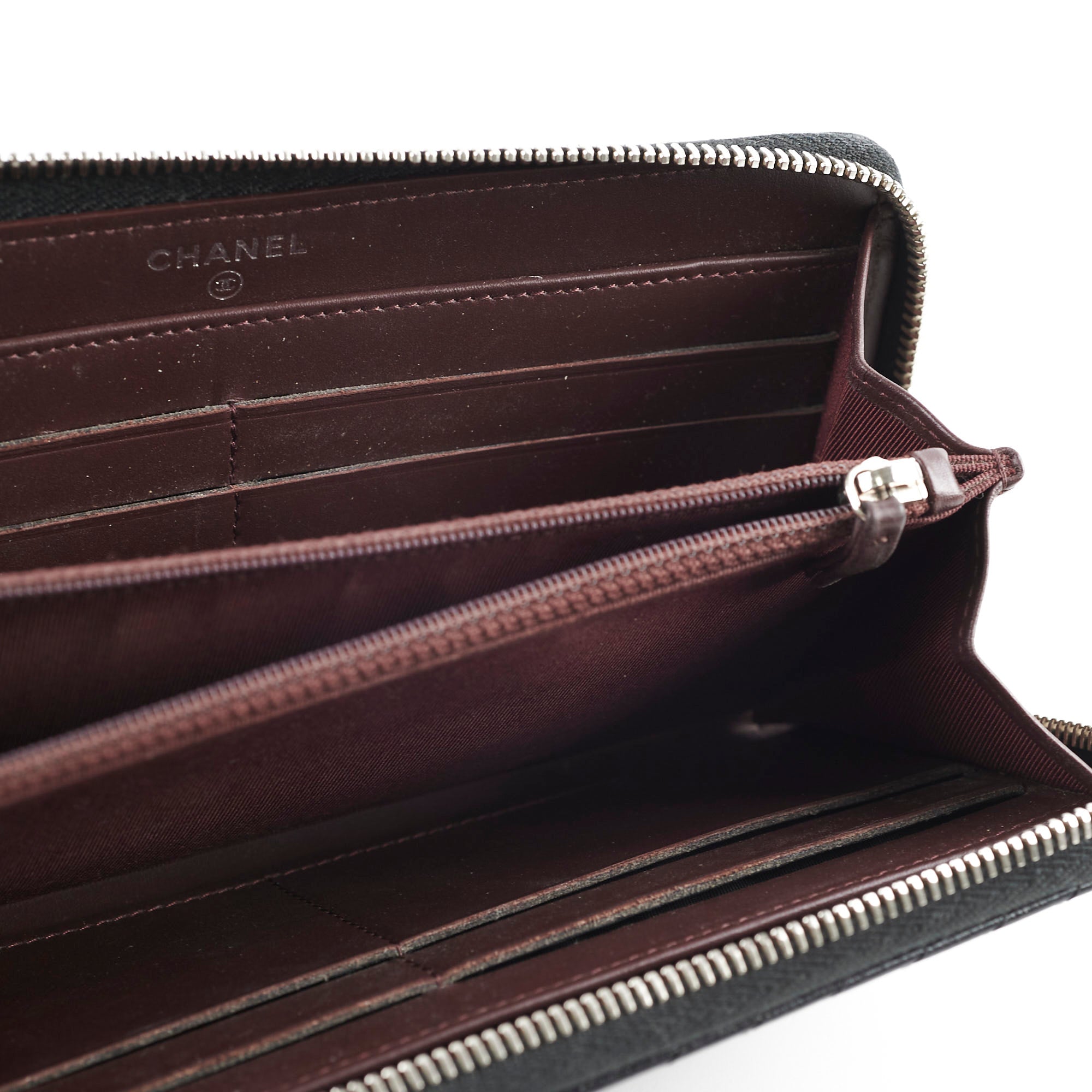 Chanel Caviar Leather Chevron Long Zippy Wallet Black - Luxury Designer Wallet for Women, Perfect for Everyday Use & Special Occasions
