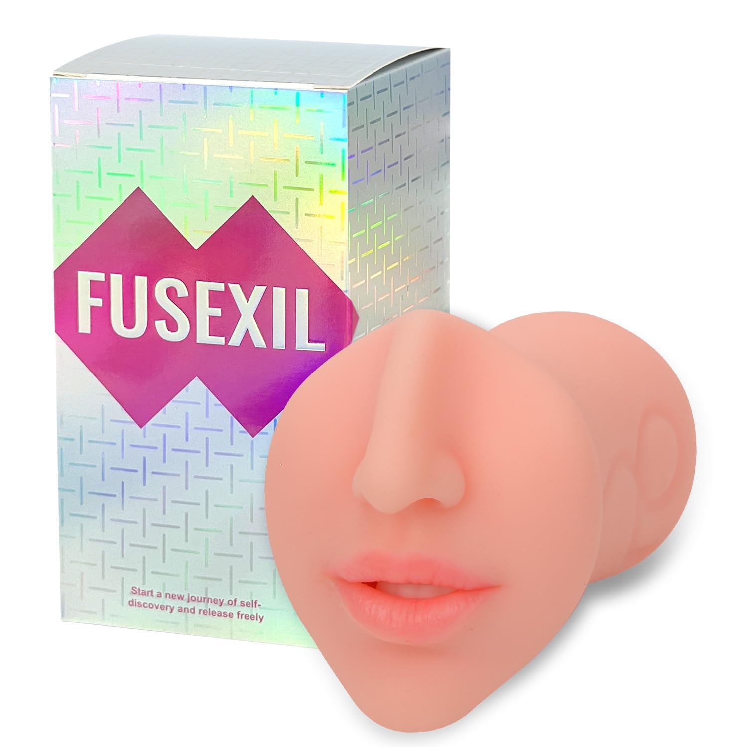 Realistic Deep Throat Male Masturbator - Lifelike Oral Sleeve with Tongue & Teeth - Pocket Stroker Sex Toy for Men - Perfect for Discreet Solo Pleasure & Enhanced Masturbation Experience at Home or Travel