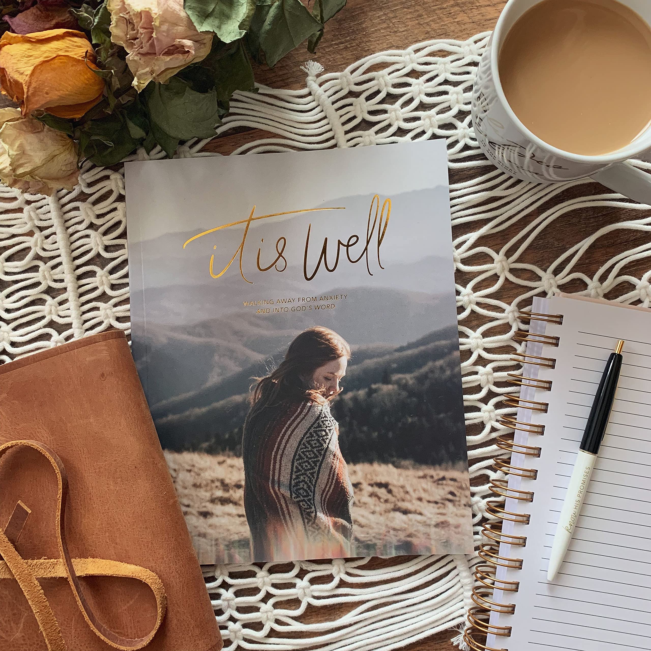 It Is Well: Overcoming Anxiety with God's Word - Christian Devotional Book for Peace & Strength in Daily Life