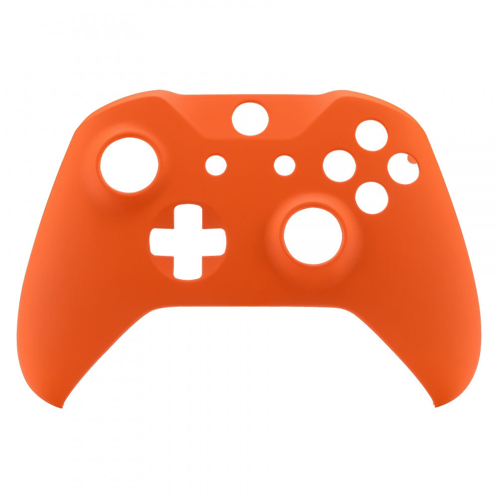 eXtremeRate Orange Replacement Front Housing Shell for Xbox One X & S Controller (Model 1708) - Customize Your Gaming Experience for Enhanced Comfort and Style