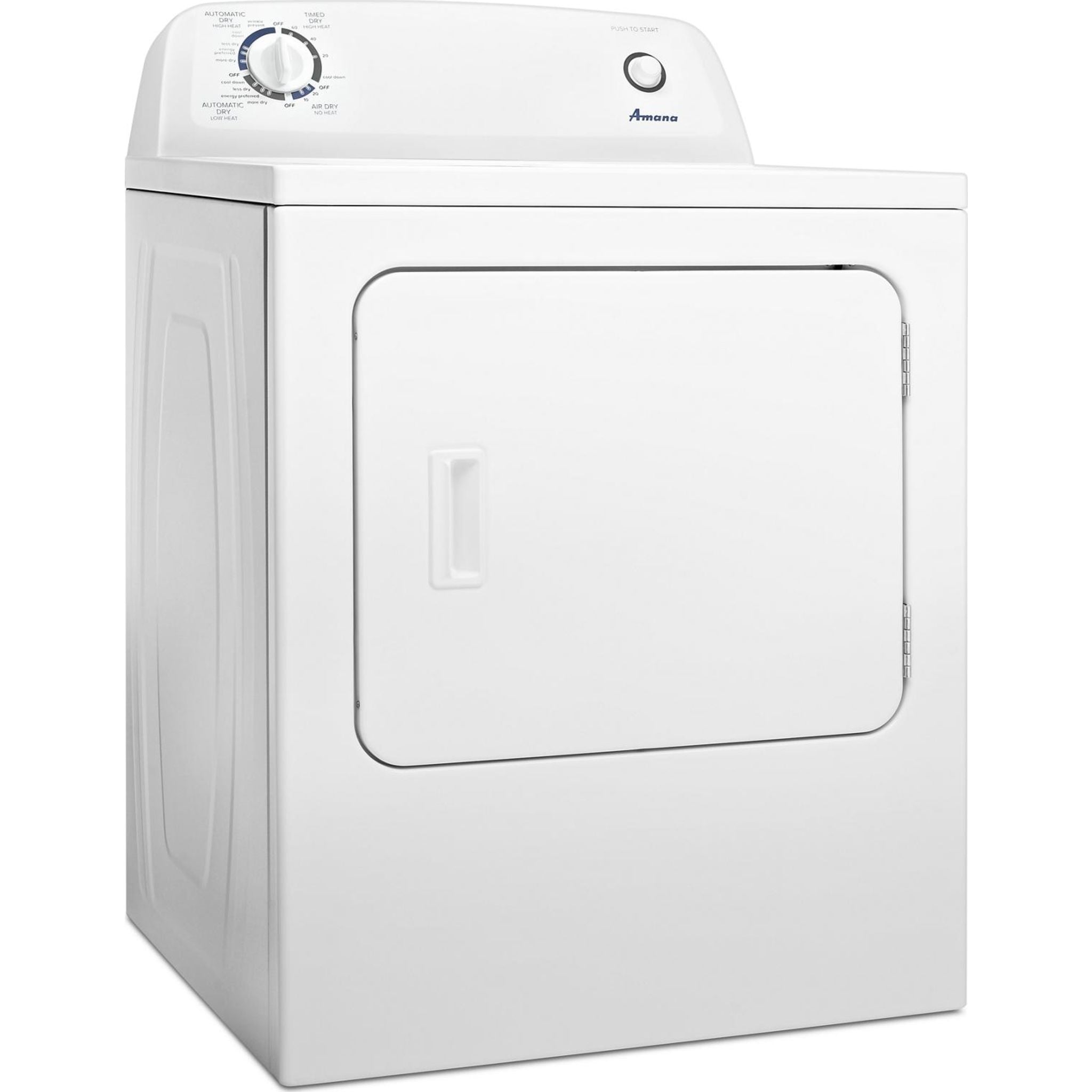 Amana YNED4655EW White Electric Dryer - Large Capacity, Energy Efficient for Home Laundry Room | Perfect for Families, Apartments & Laundry Centers