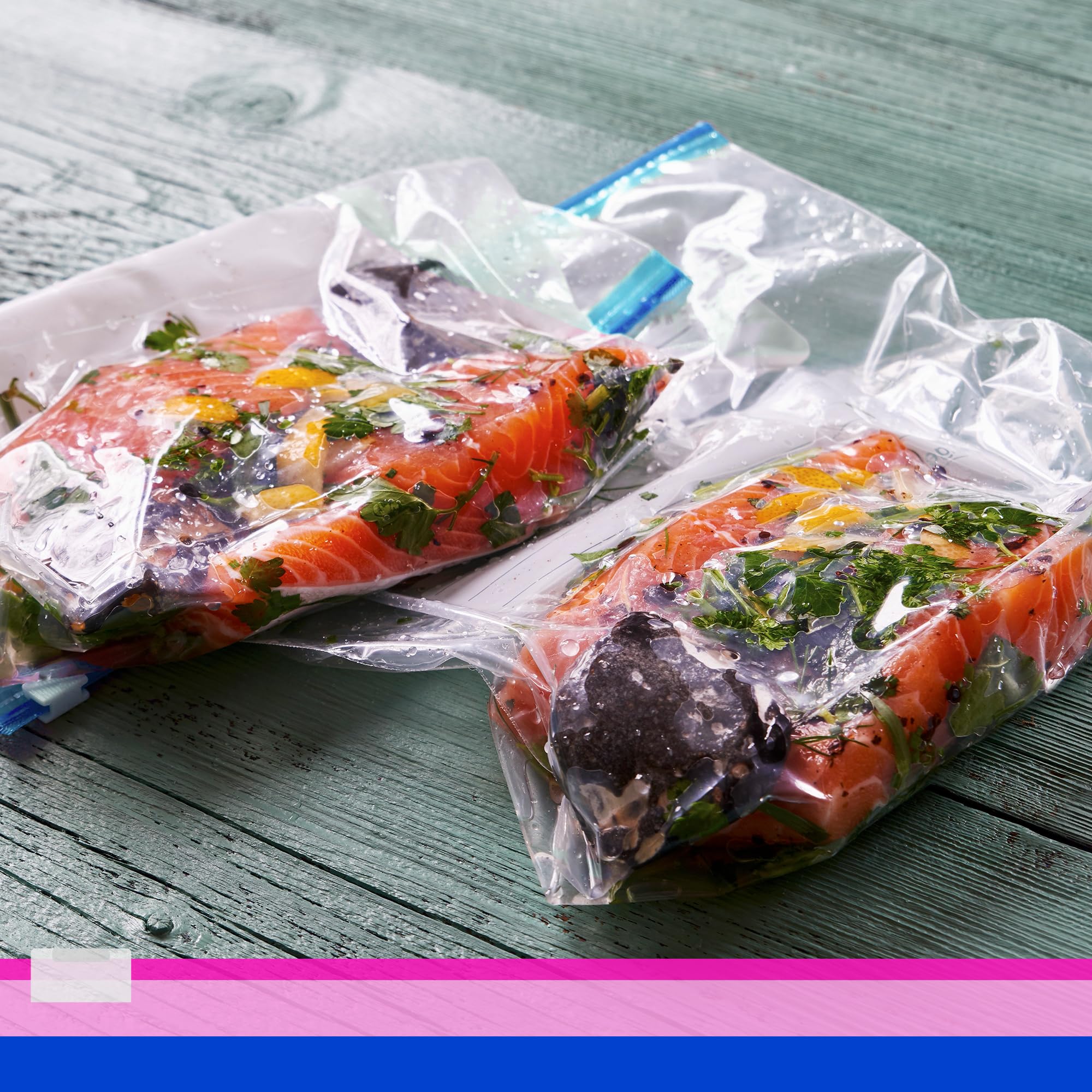 Ziploc Gallon Food Storage Freezer Bags with Slider Closure | 72 Count | Heavy Duty Power Shield Technology for Extra Durability | Perfect for Meal Prep, Freezing Meat & Long-Term Food Storage