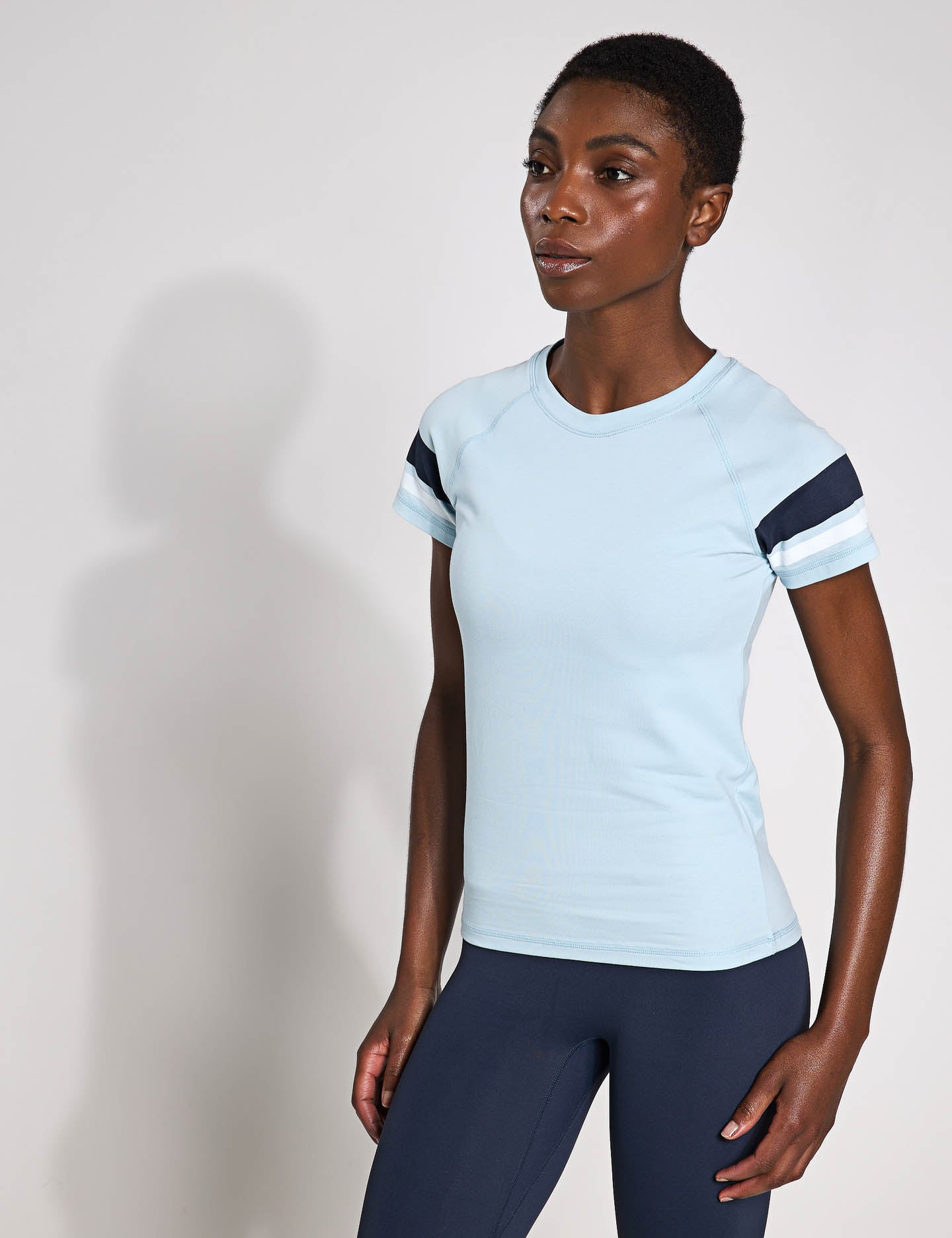 Willow Tee - Light Blue Women's T-Shirt | Soft Cotton Casual Top for Everyday Wear | Perfect for Outings, Work & Relaxing