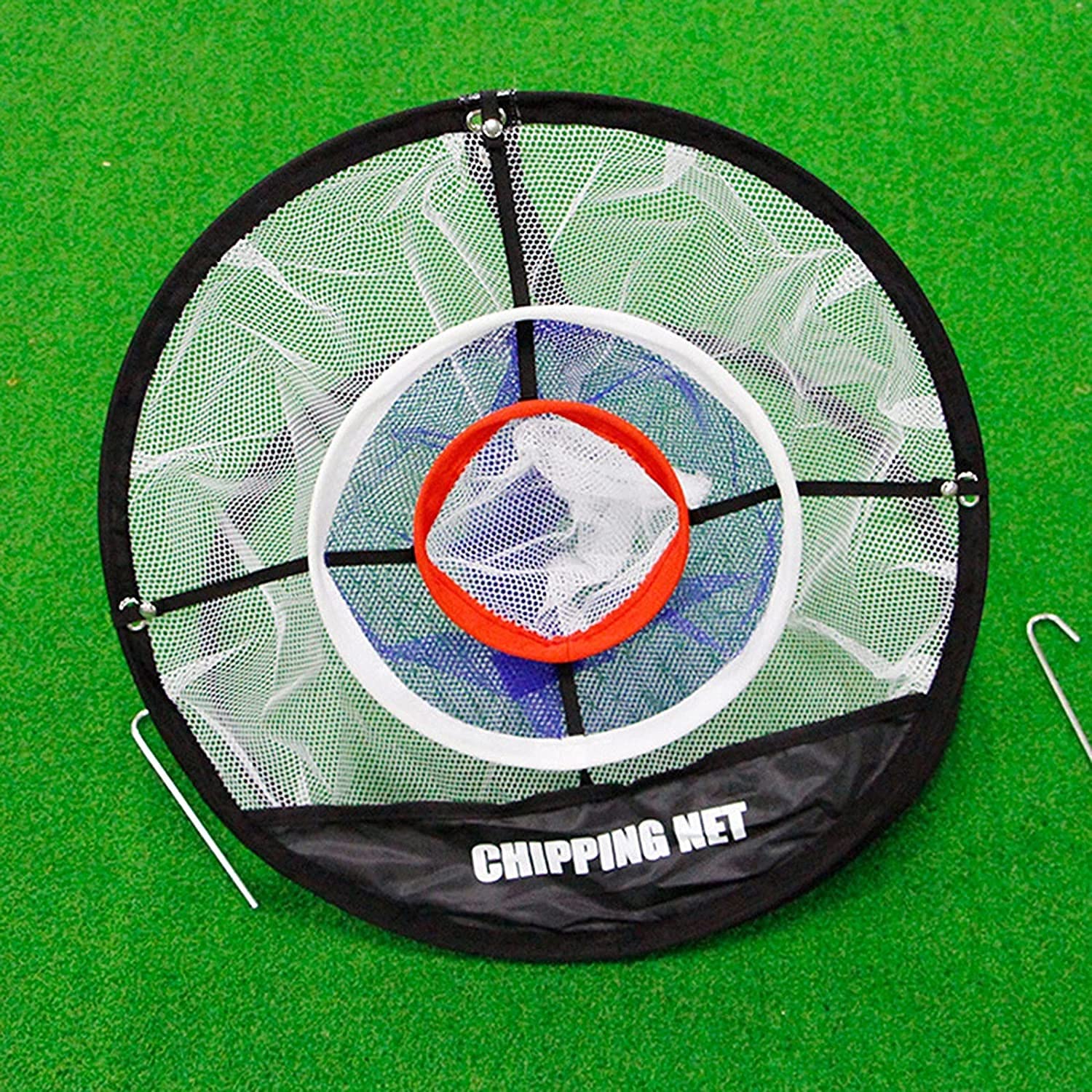 YAOJIA 3-Layer Portable Golf Chipping Net - Indoor/Outdoor Golf Practice Target Training Net for Men | Perfect for Backyard, Driving Range & Home Golf Games | Great Golf Gift for Men & Women