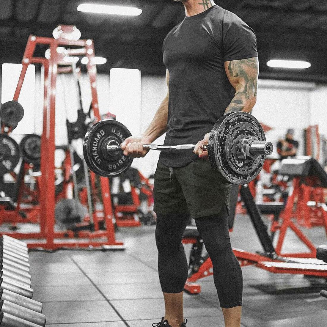 Men's Workout T-Shirts - Moisture Wicking Short Sleeve Gym Shirt for Running & Training - Breathable Athletic Crew Neck Tee for Men - Perfect for Gym, Jogging, and Outdoor Sports Activities