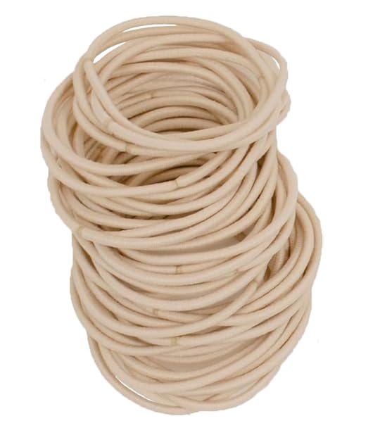 50-Hair Bands (Beige)