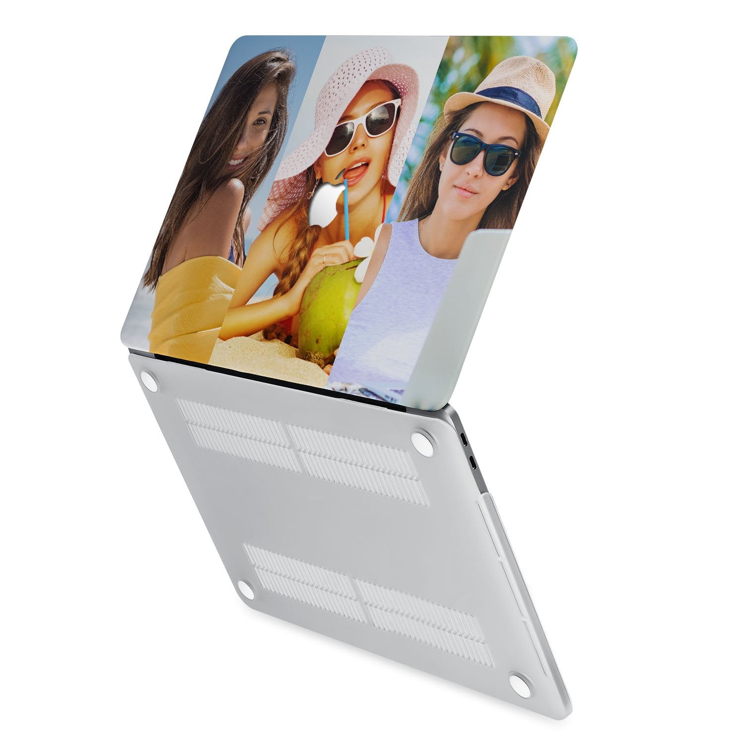 Durable MacBook Pro Case with Three Vertical Photo Slots - Perfect for Travel, Work & School Accessories