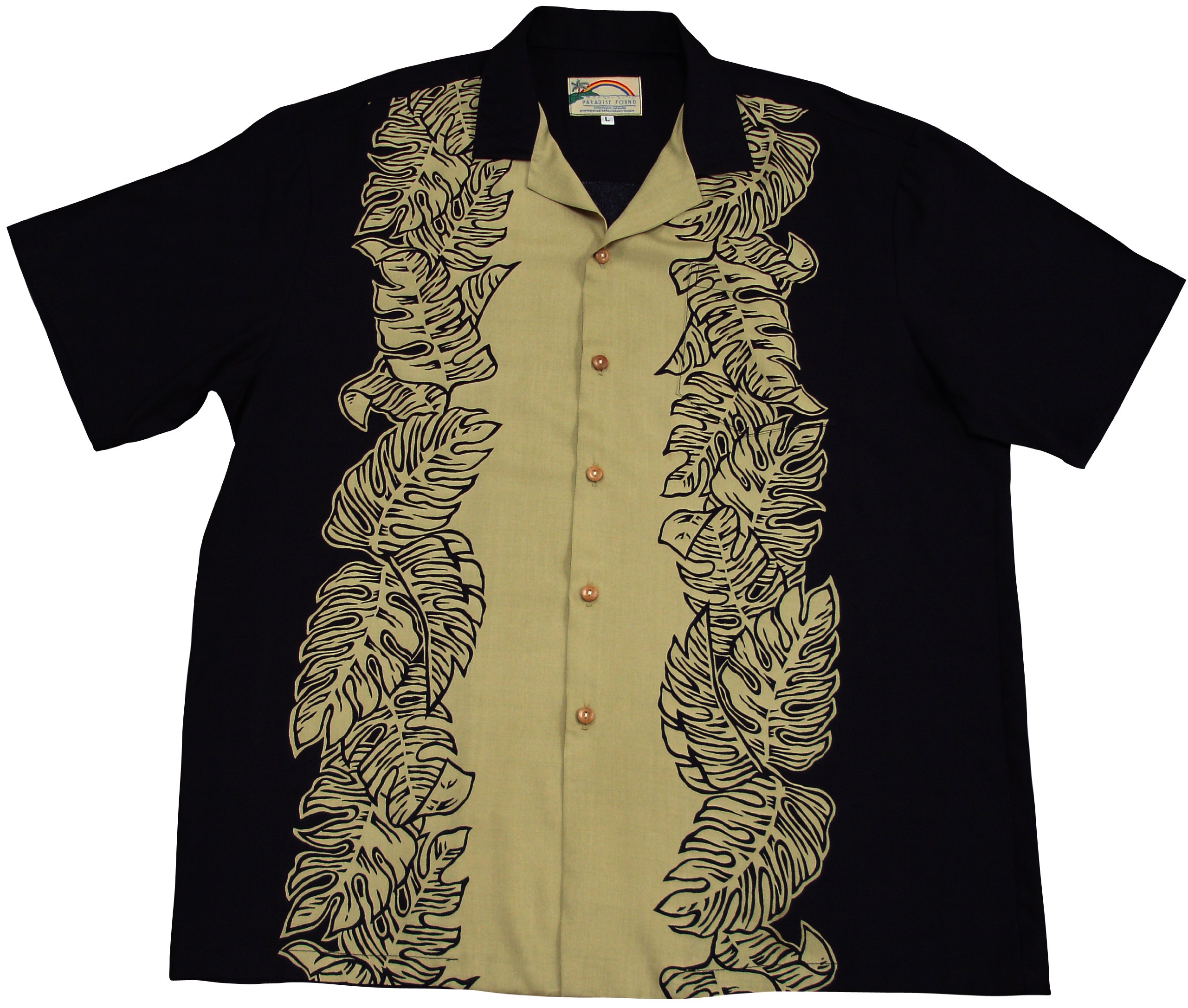 Paradise Found Men's Monstera Leaf Print Hawaiian Shirt - Breathable Summer Casual Button Up for Beach Vacation & Tropical Parties