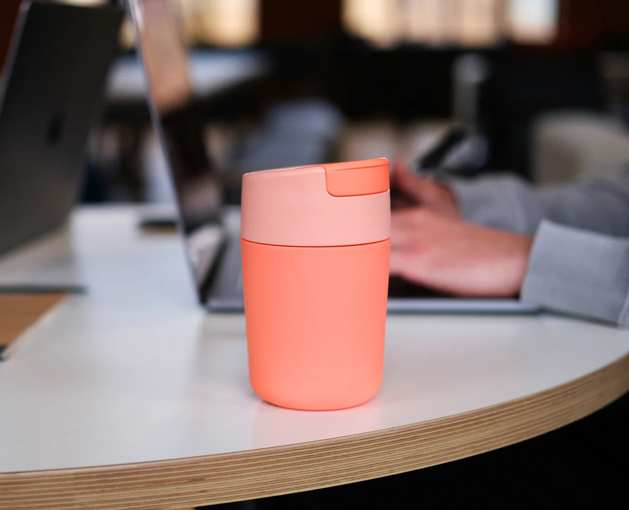 Insulated Travel Coffee Mug with Leak-Proof Hygienic Lid - 340ml (12oz) Stainless Steel Thermos for Hot & Cold Drinks - Perfect for Commuting, Camping, and Office Use