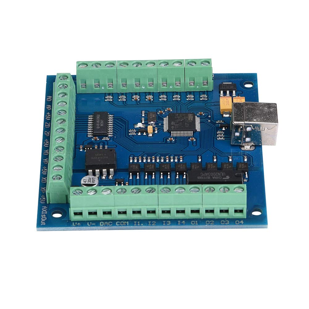 100KHz 4-Axis USB CNC Motion Controller Card for Engraving Machines - Perfect for DIY CNC Routers, Laser Cutters, and Woodworking Projects