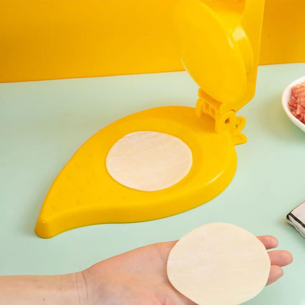 DOITOOL Dumpling Wrapper Presser - Plastic Tortilla & Dough Press for Dumplings, Tacos, Roti, Chapati - Kitchen Pastry Mold & Dough Pressing Tool for Homemade Asian & Mexican Cuisine (Perfect for Family Cooking & Restaurant Use)