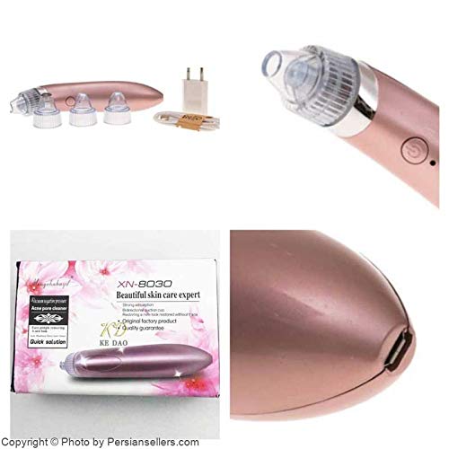 Cpixen USB Rechargeable Blackhead Remover Vacuum Tool - Facial Pore Cleaner for Deep Cleansing, Skin Care & Beauty - Multicolor (Perfect for Home Spa & Travel Skincare Routine)