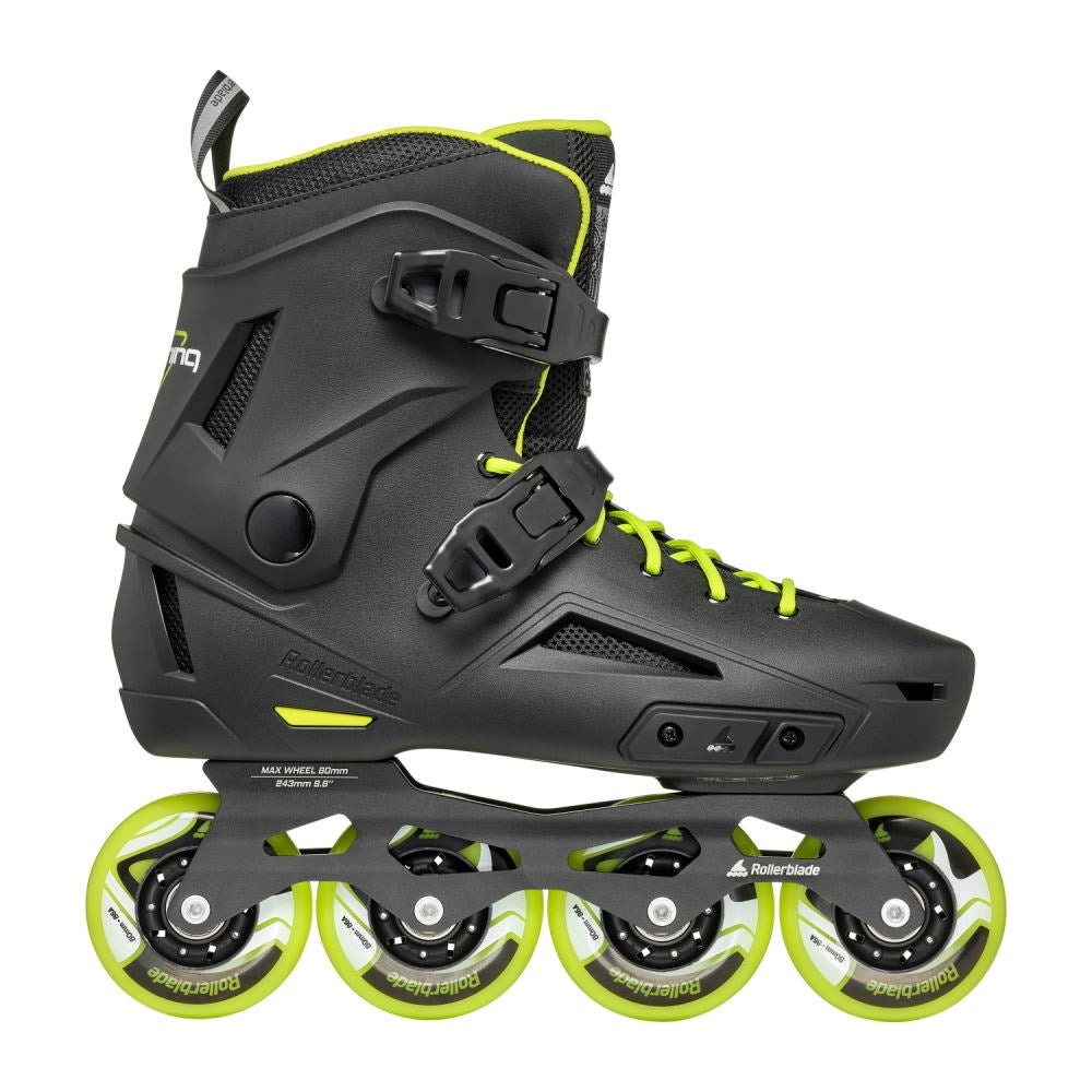 Rollerblade Lightning 80 M Inline Skates for Men - High-Performance Fitness & Recreational Skating - Perfect for Outdoor Exercise, Park Trails & Urban Commuting