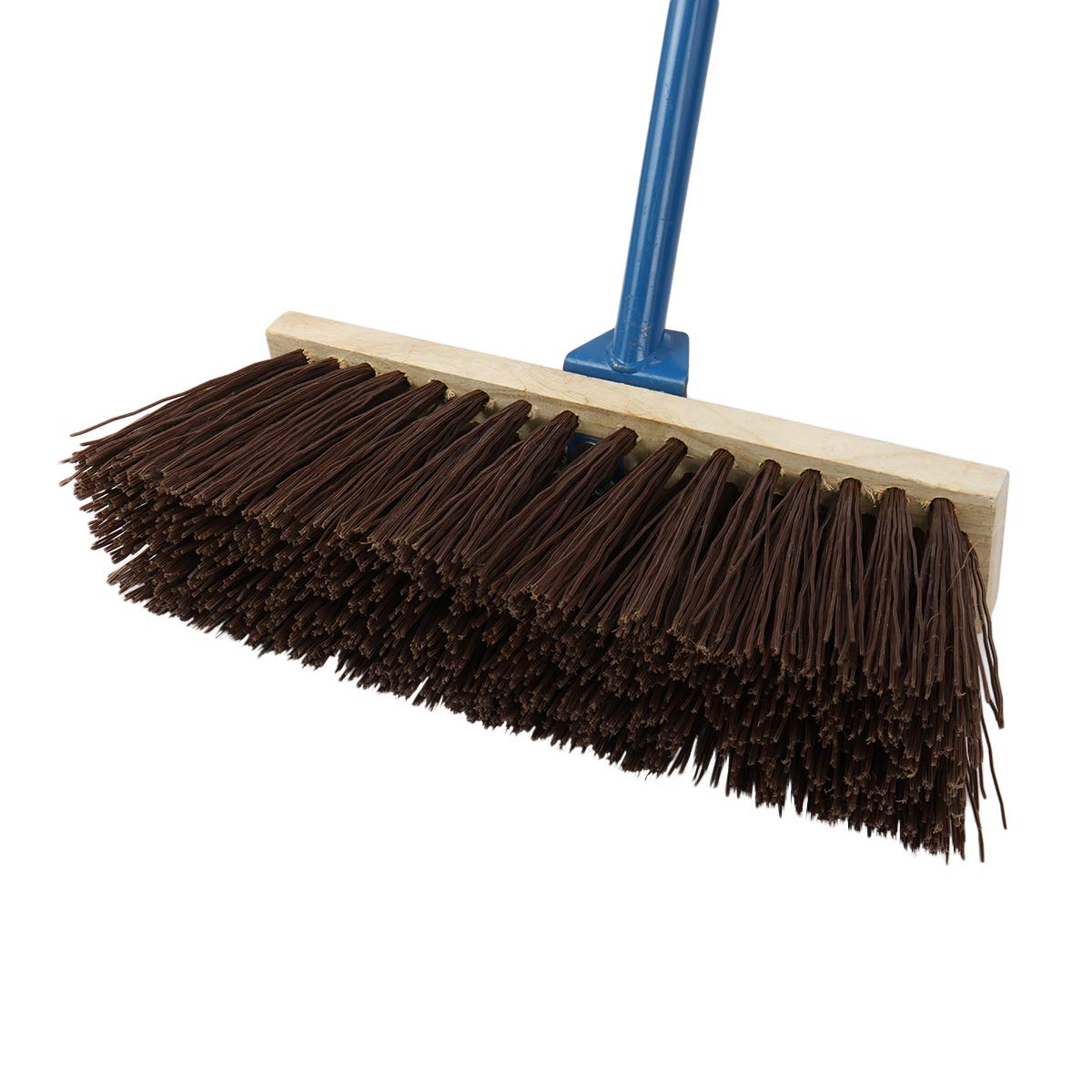 King of Spades Heavy Duty Broom with Durable Polypropylene Bristles - Ideal for Shop, Garage, Home, and Outdoor Cleaning