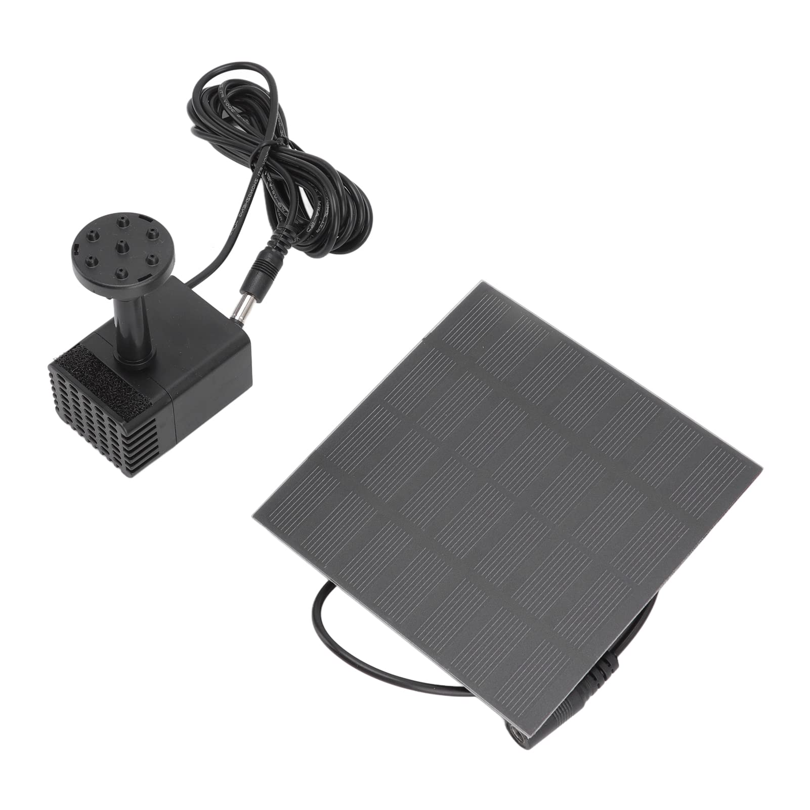 FUWE Solar Water Pump Kit with Large Energy Panel - ABS Material, Safe & Efficient Solar Fountain Pump for Garden, Pond, and Outdoor Decoration