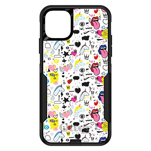 Girl Power - Unicorn Crowns Loud Mouth On Black Case