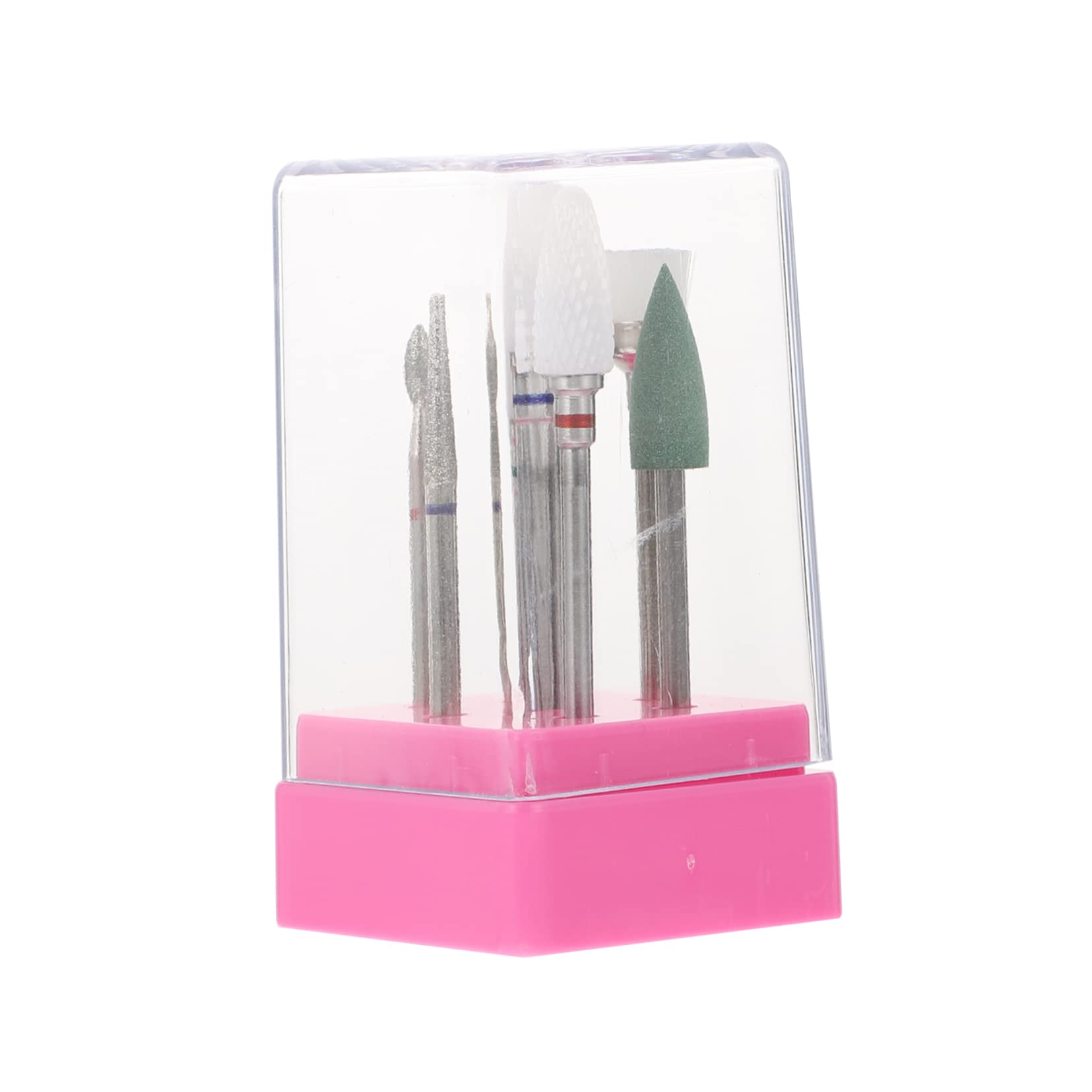 FOMIYES 7-Piece Professional Nail Drill Bit Set for Gel Polish Removal, Acrylic Nails & Cuticle Care - Essential Manicure Tools for Salon & Home Use