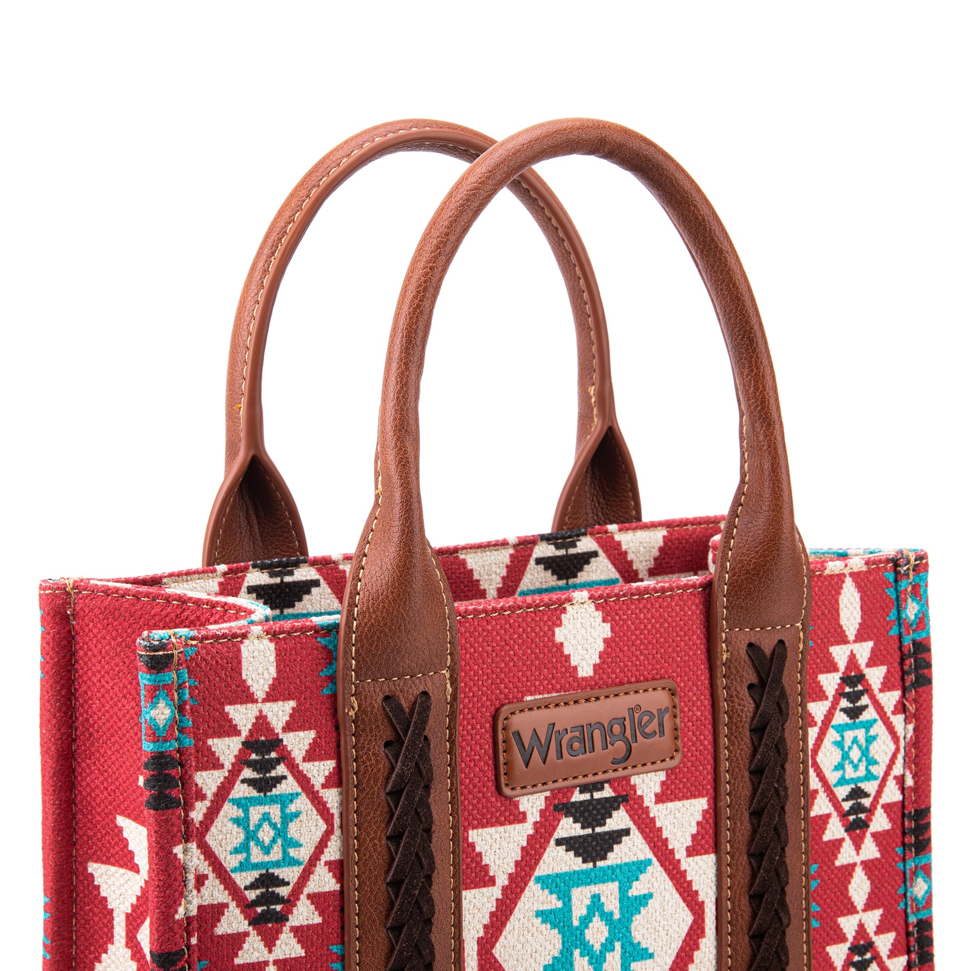 Wrangler Aztec Tote Bag for Women - Boho Shoulder Purse & Handbag - Perfect for Work, Travel & Casual Outings