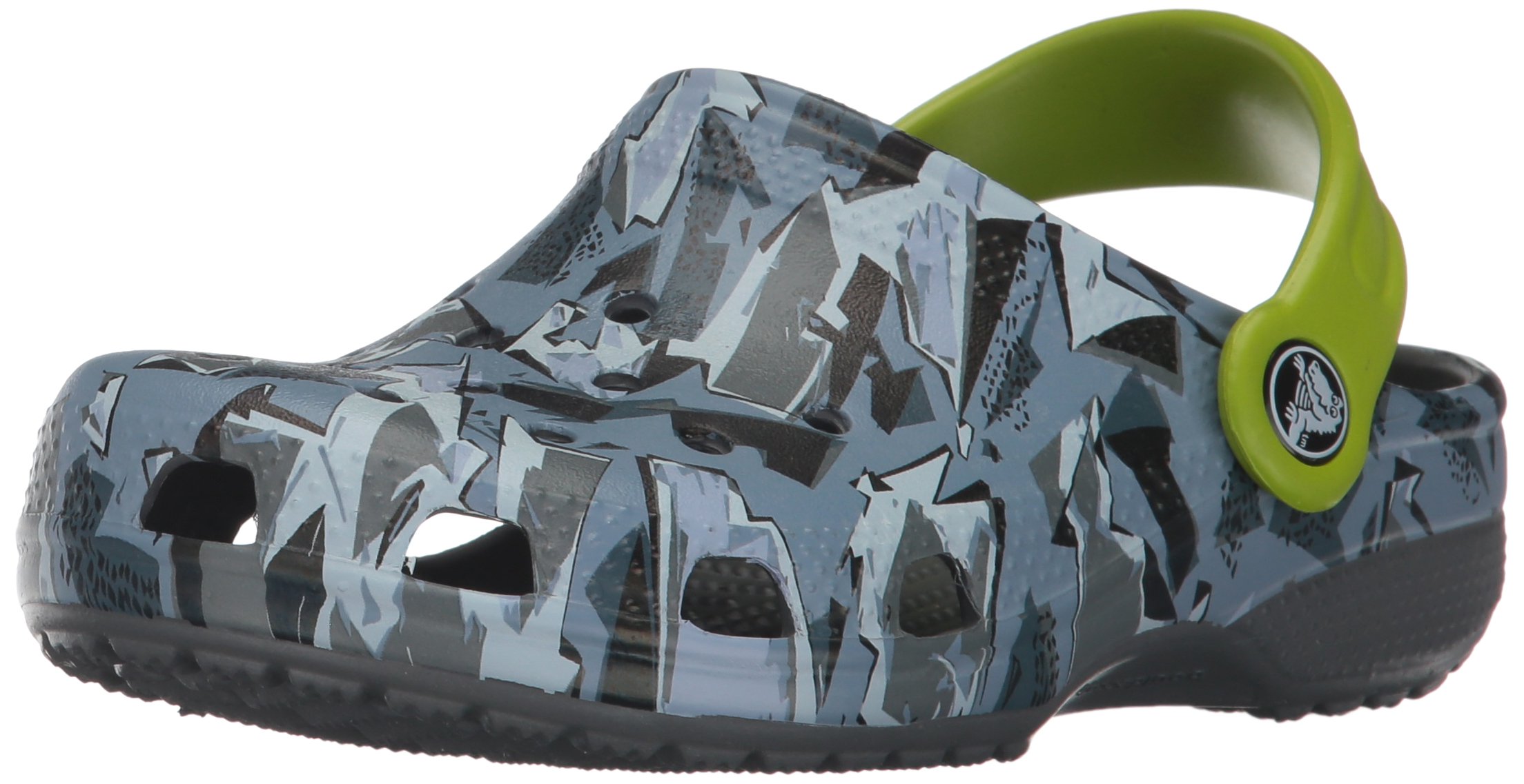 Crocs Unisex-Child Classic Graphic Clog Shoes | Waterproof Comfortable Kids' Sandals | Perfect for Beach, Pool, and Outdoor Play