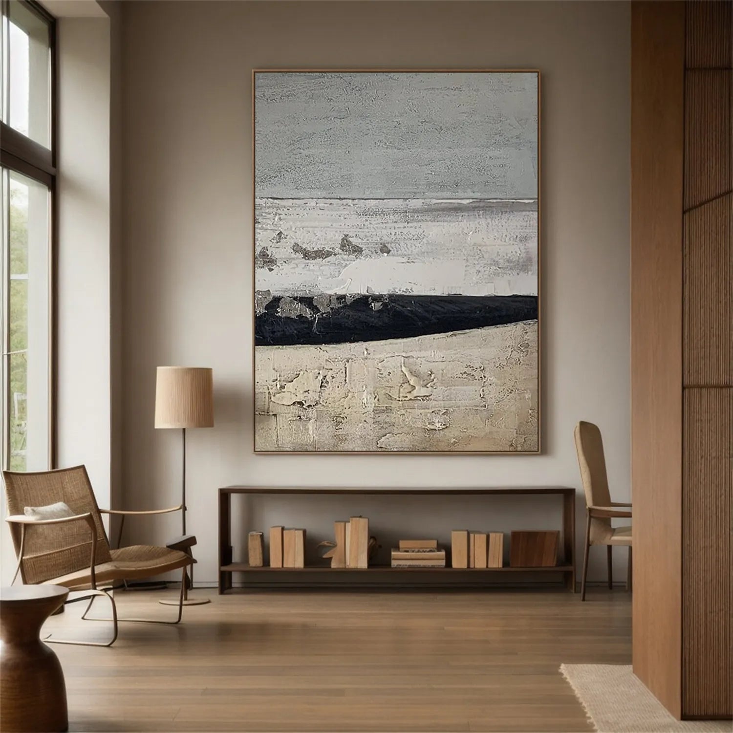 Abstract Painting #AB 147 - Modern Wall Art for Living Room, Bedroom & Office Decor | Large Canvas Artwork for Home & Office