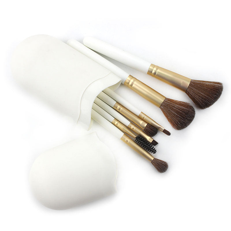7-Piece Professional Makeup Brush Set for Flawless Face & Eye Application - Perfect for Daily Makeup, Contouring, and Blending