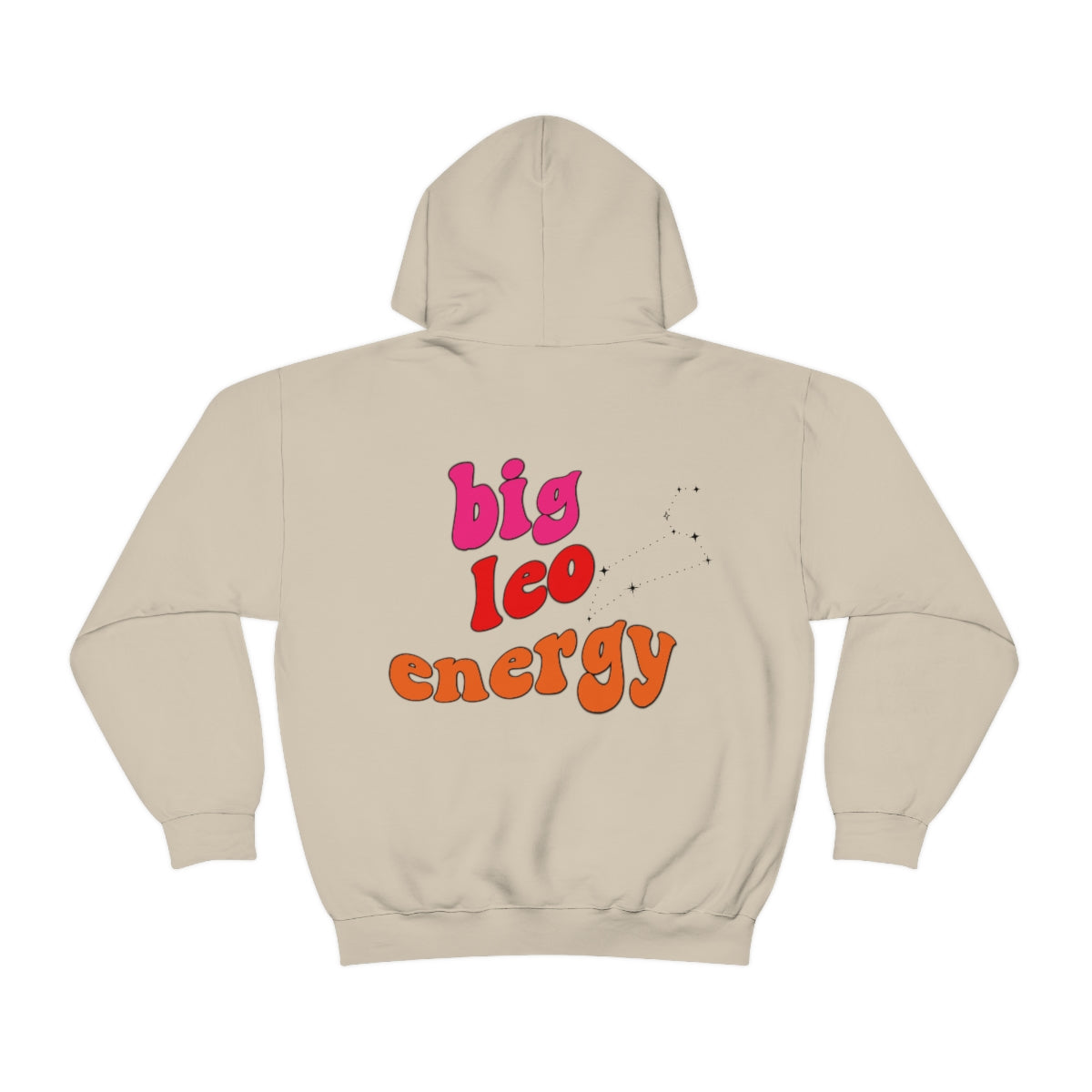 Big Leo Energy Hoodie - Zodiac Sweatshirt for Astrology Lovers | Perfect Christmas Gift for Leo | Cozy & Stylish for Daily Wear & Gifting
