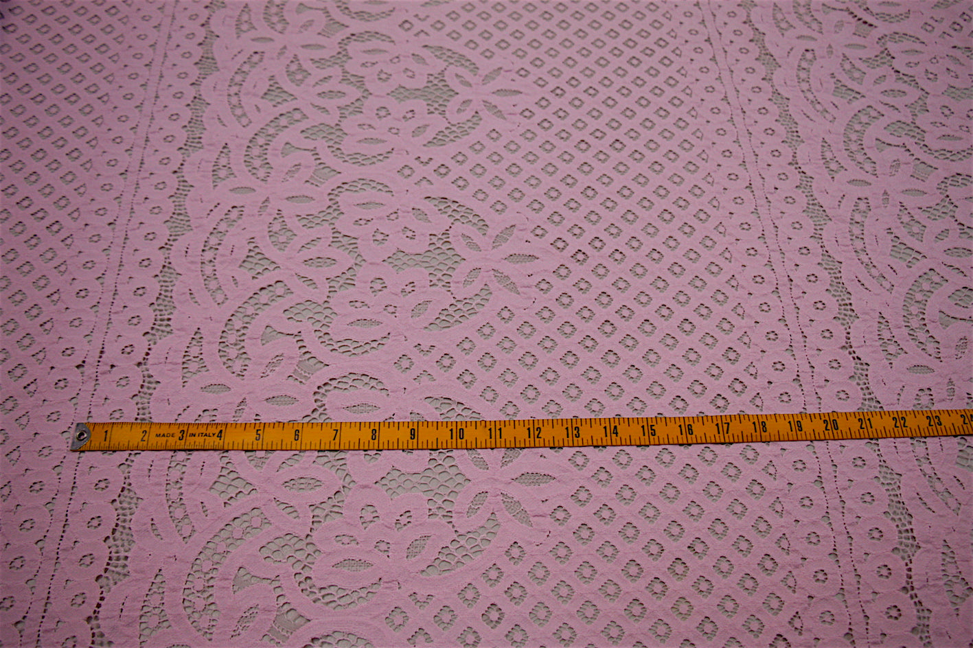 Aria's Pink Lace - Elegant Lace Fabric for DIY Crafts, Wedding Decor & Fashion Accessories | Perfect for Dressmaking, Home Decor & Gift Wrapping